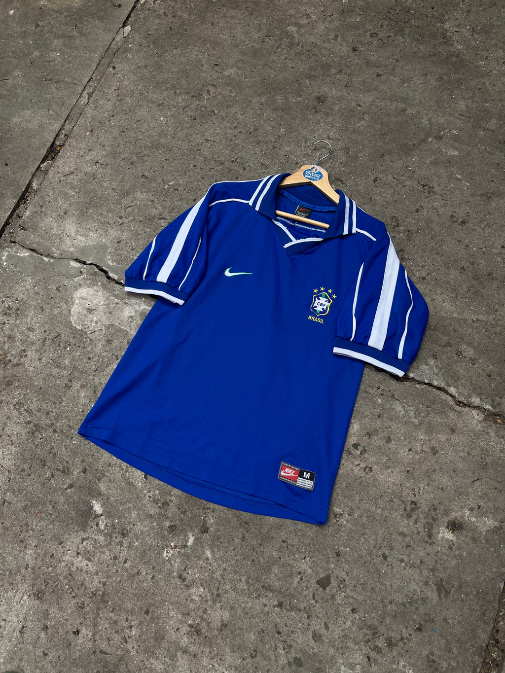 Camiseta Brasil 98' Suplente Retro
