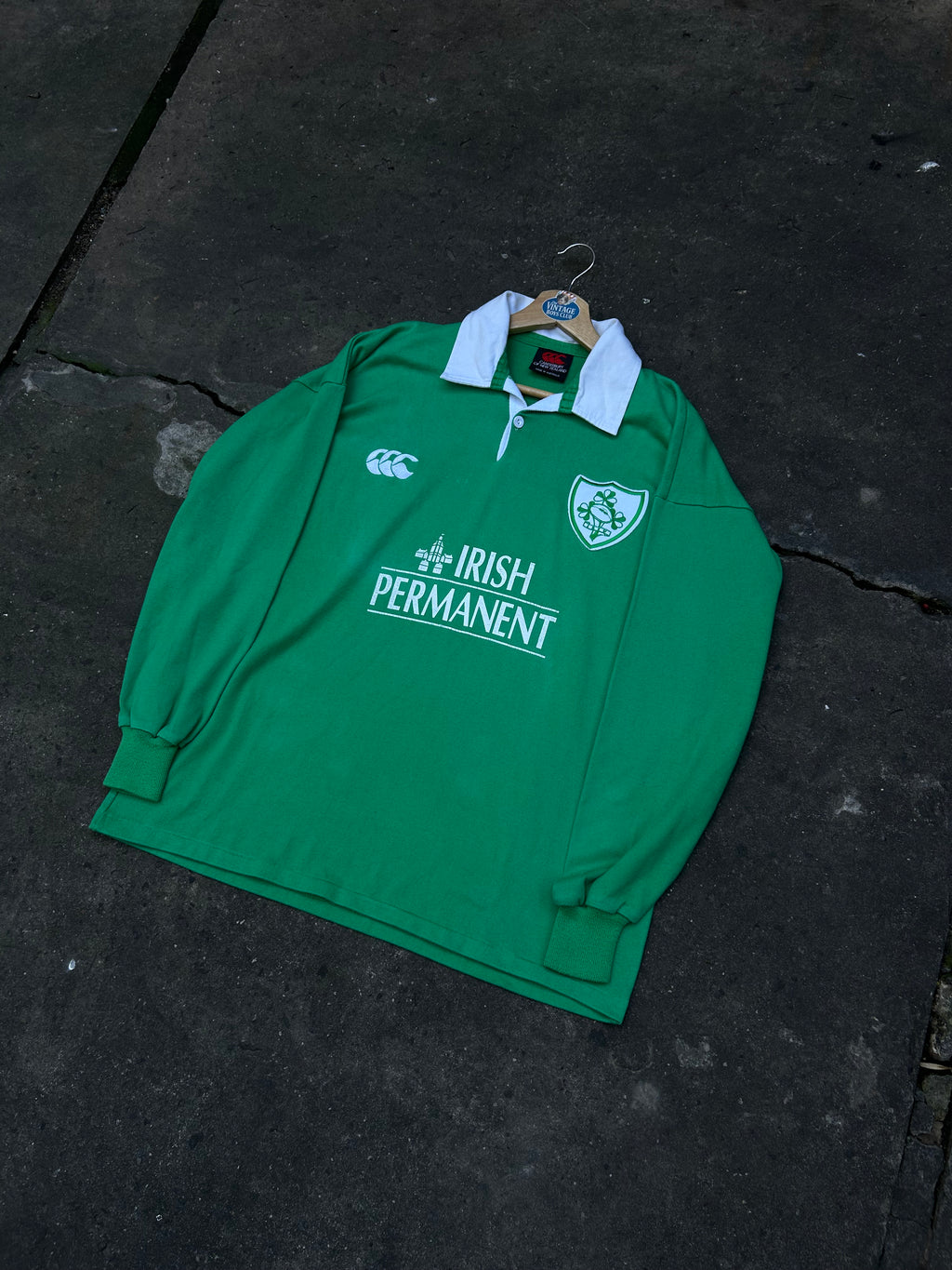 Camiseta Irlanda Canterbury 2001 Manga Larga Original