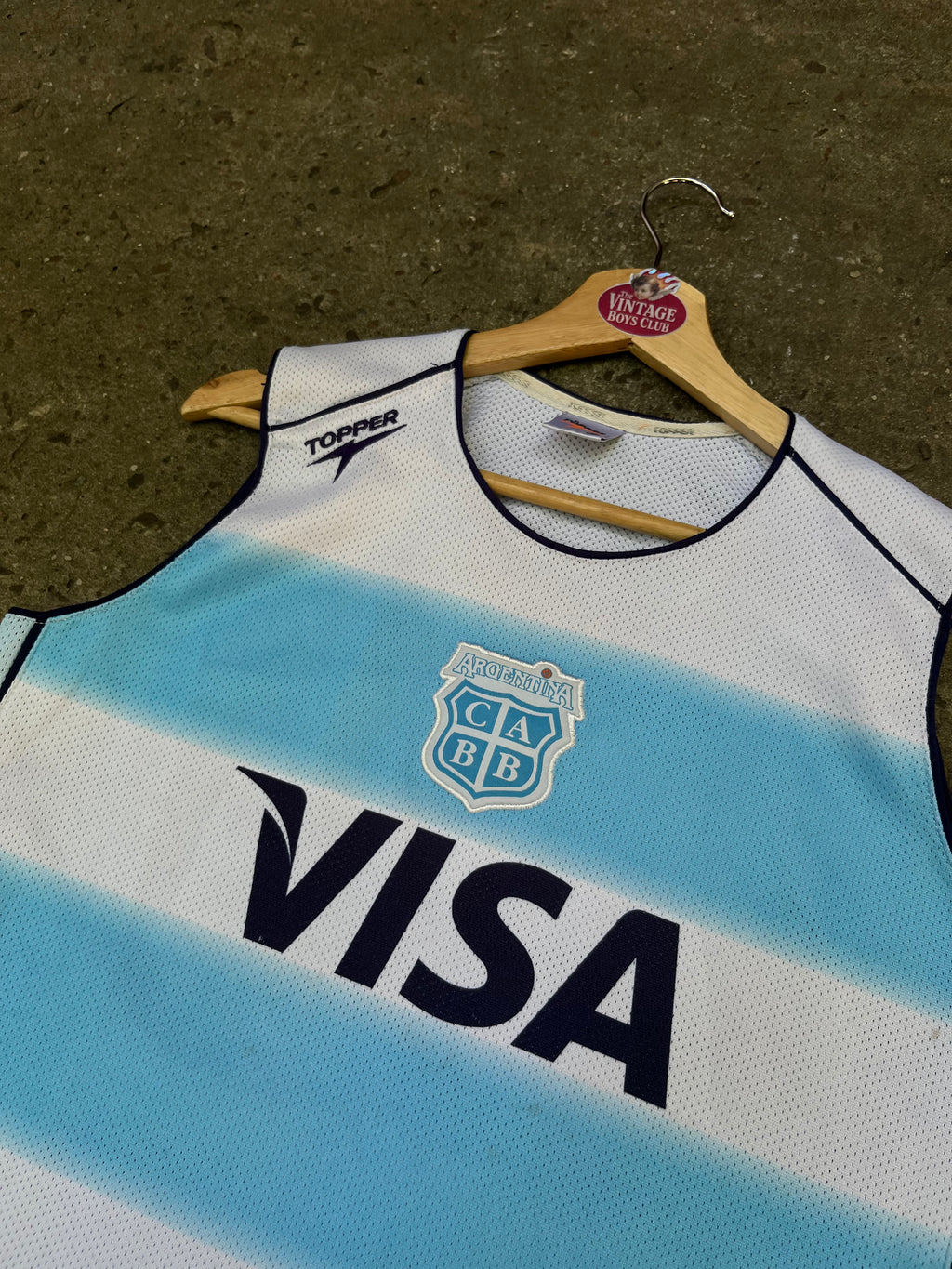 Camiseta Argentina Básquet 2005 Titular Original