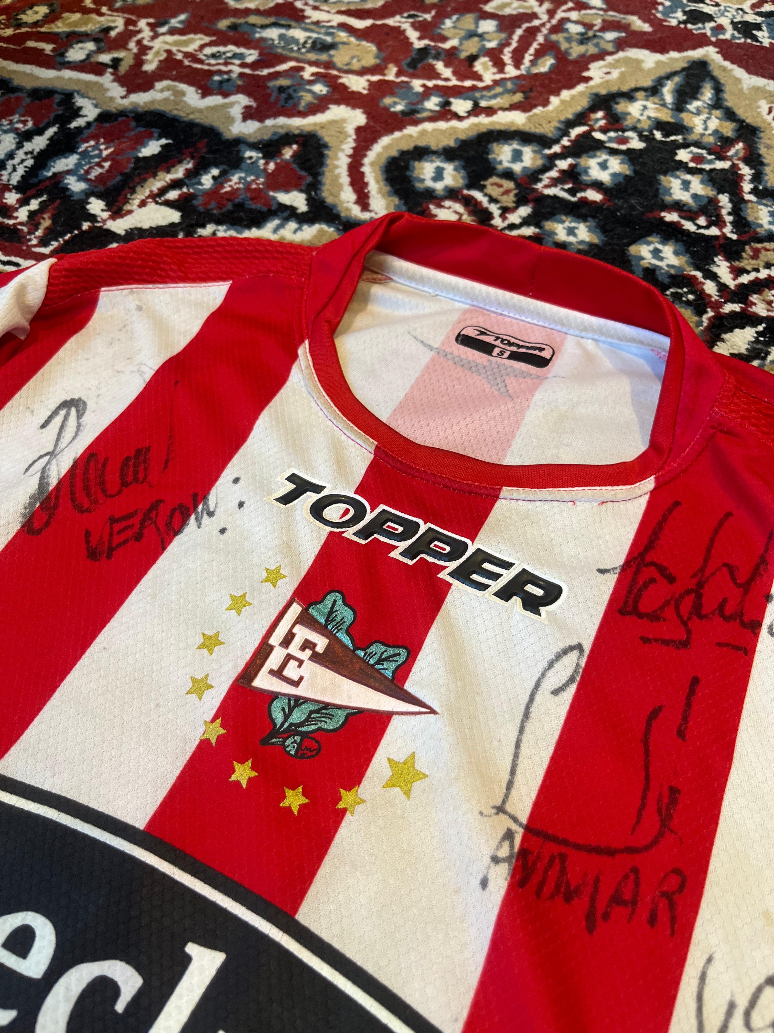 Camiseta Estudiantes 2007 De Juego del Principito Sosa Autografiada