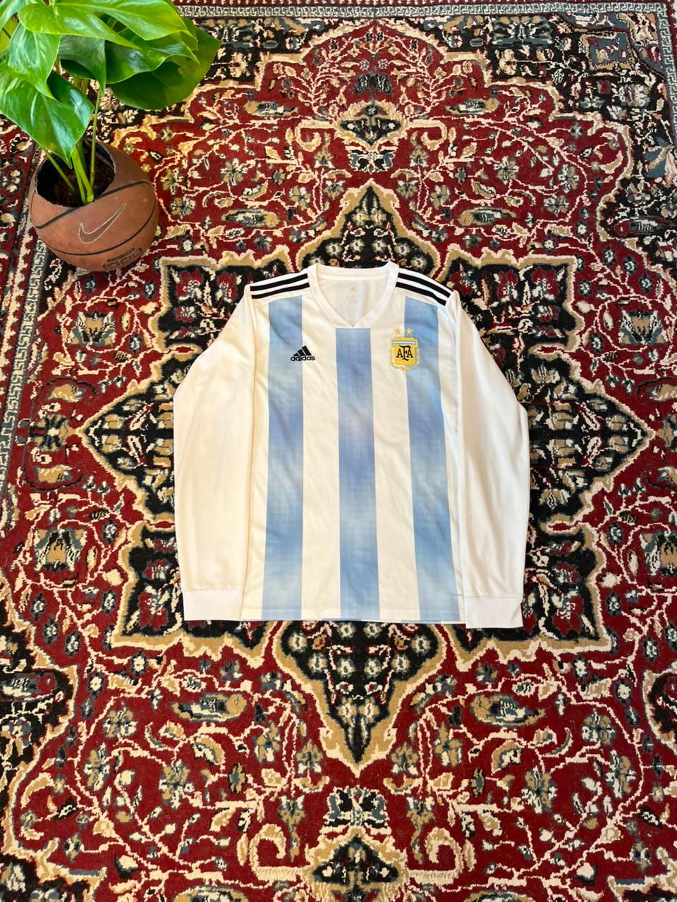 Camiseta Argentina 2018 Manga Larga Original