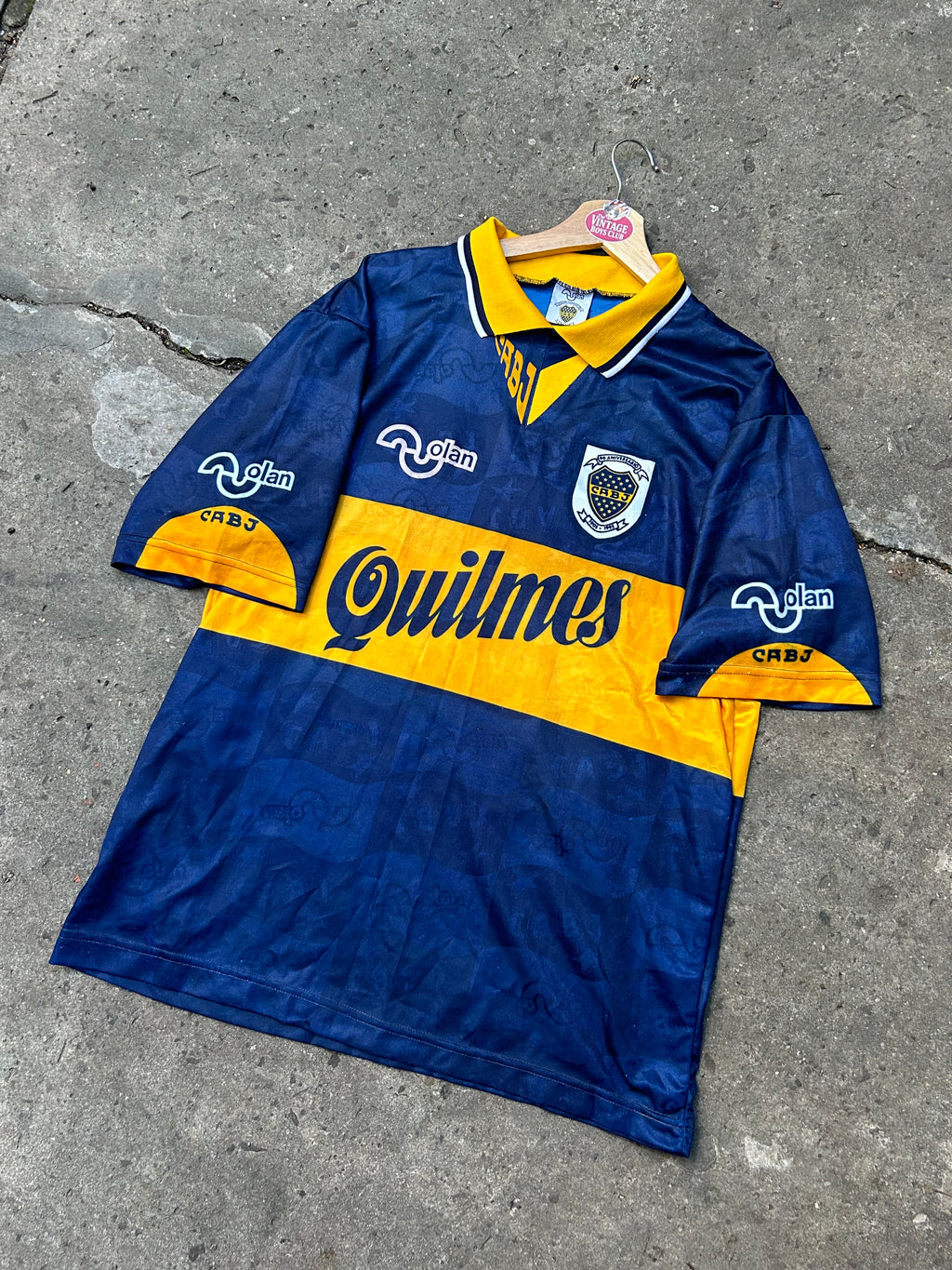 Camiseta Boca 1996 Quilmes de Juego