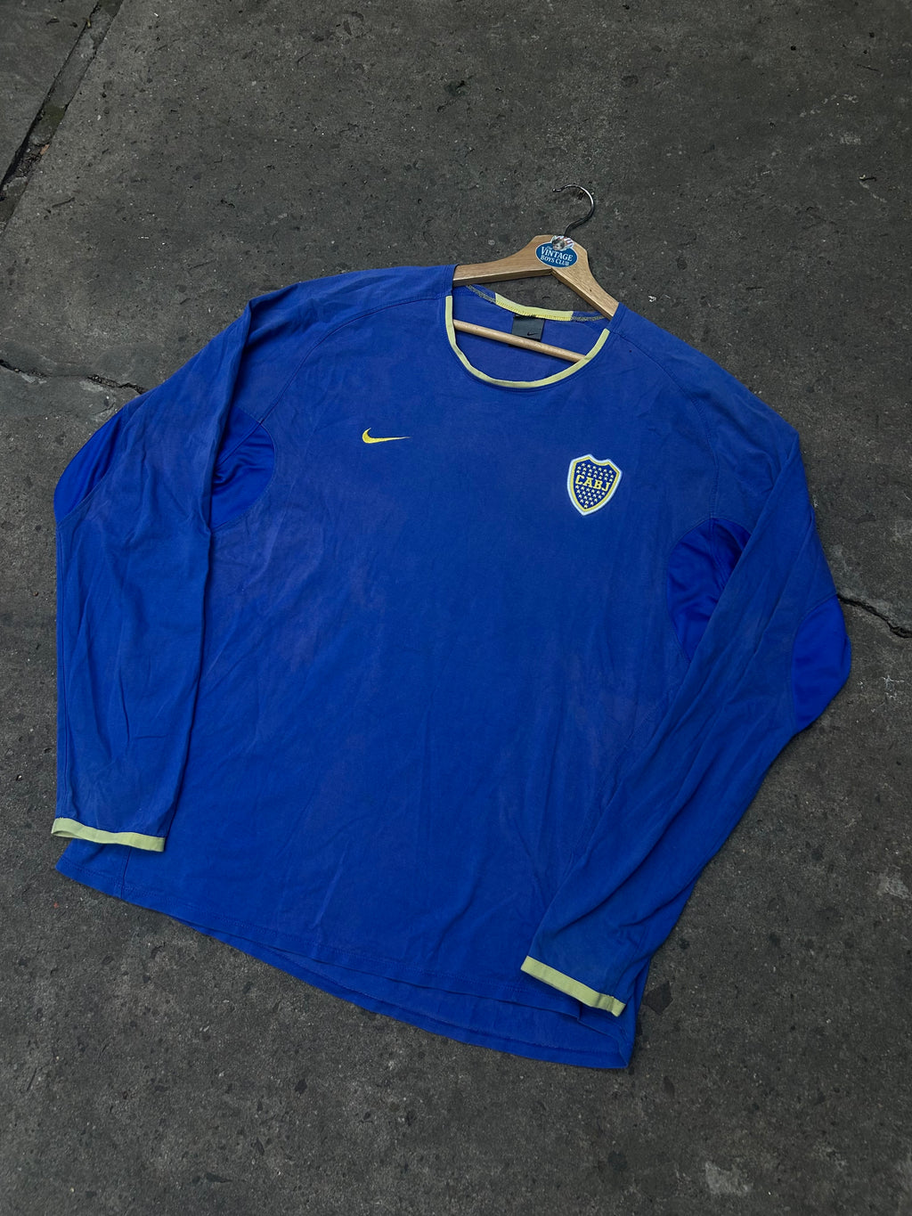 Camiseta Boca 2003 De Entrenamiento manga larga Original