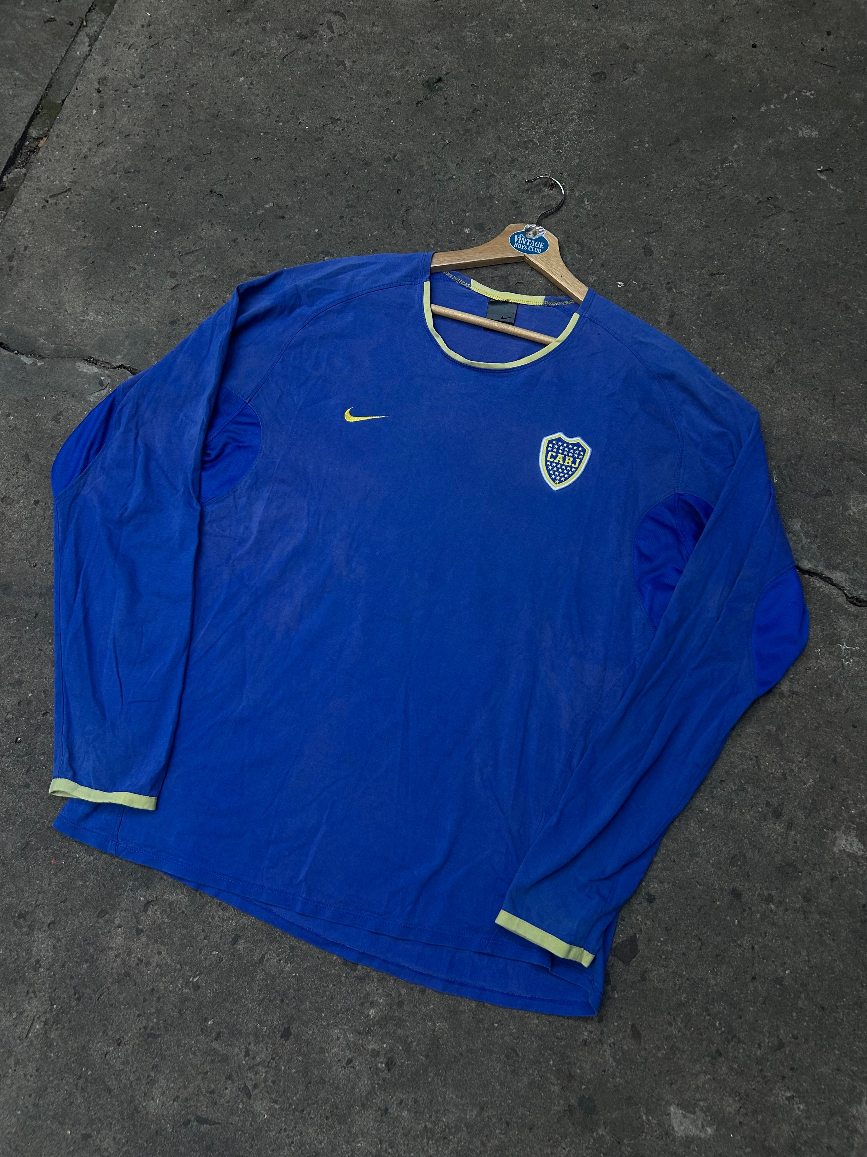 Camiseta Boca 2003 De Entrenamiento manga larga Original