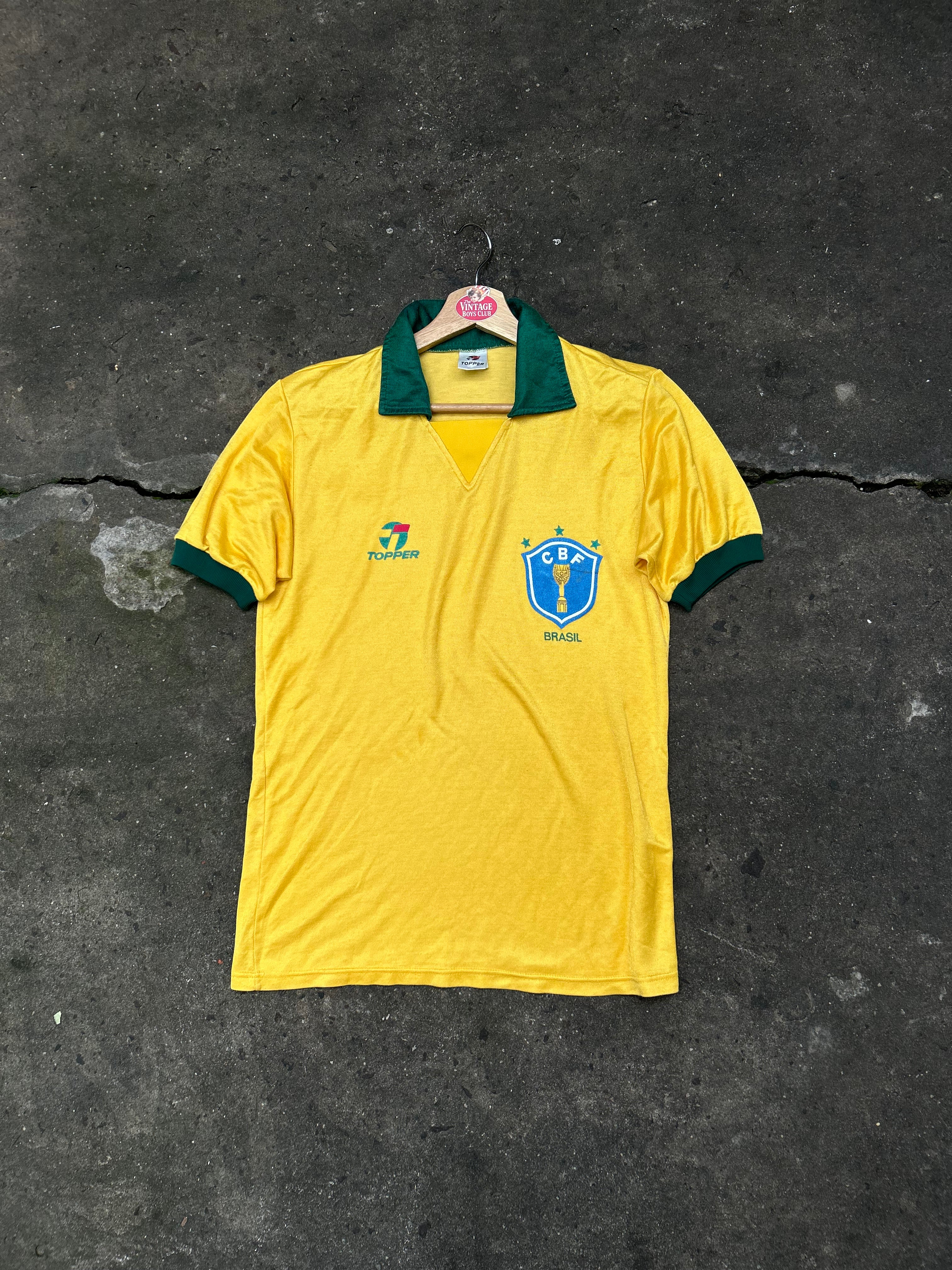 Camiseta Brasil 1990 Topper Titular Original