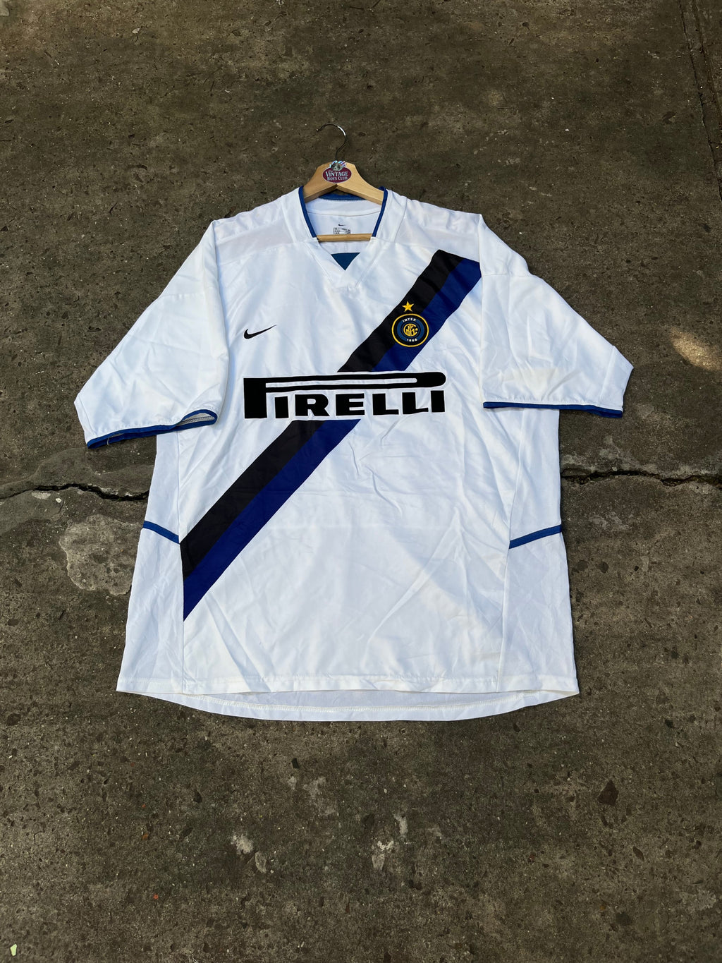 Camiseta Inter 2002 Suplente de Vieri Original