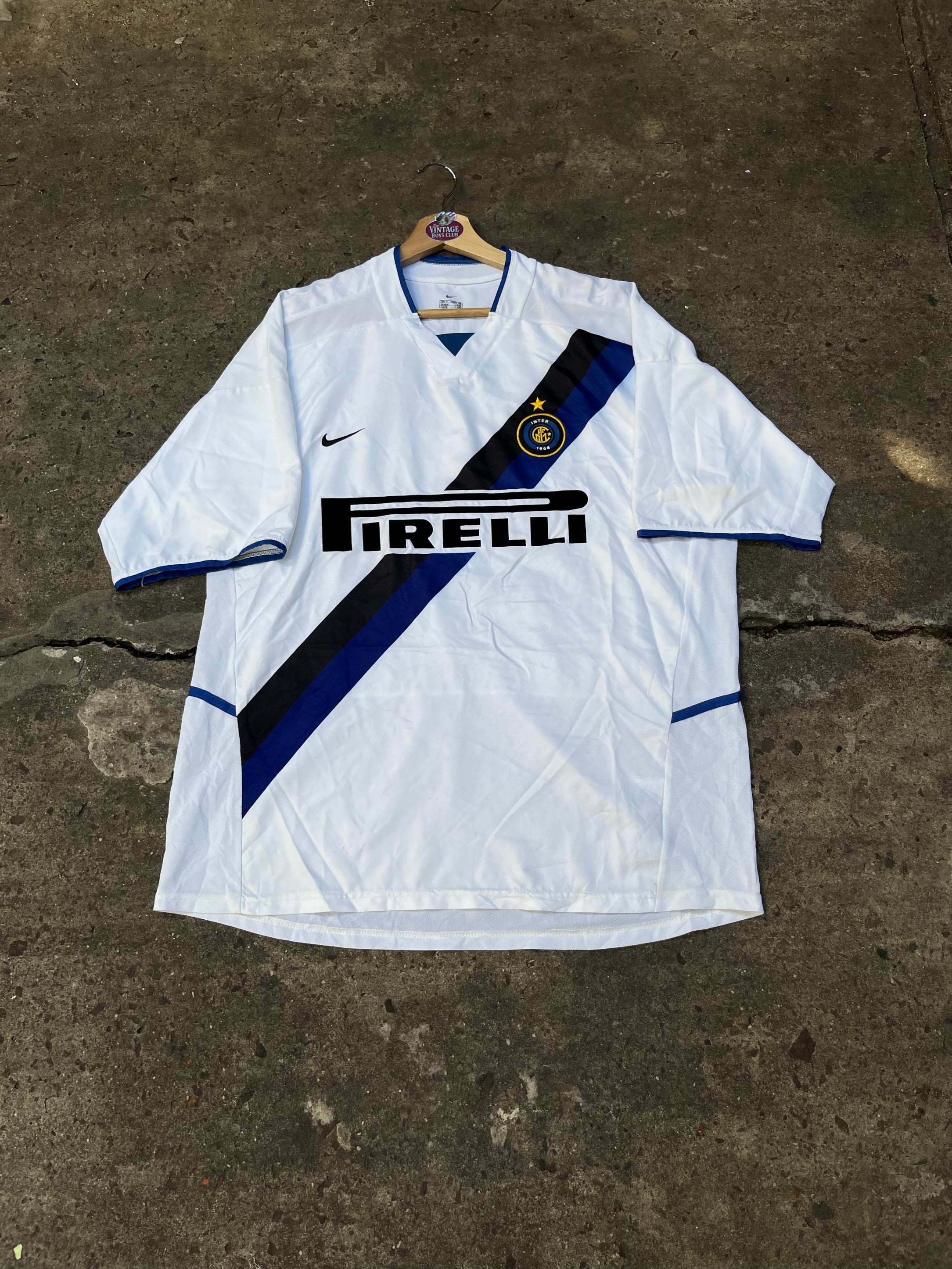 Camiseta Inter 2002 Suplente de Vieri Original