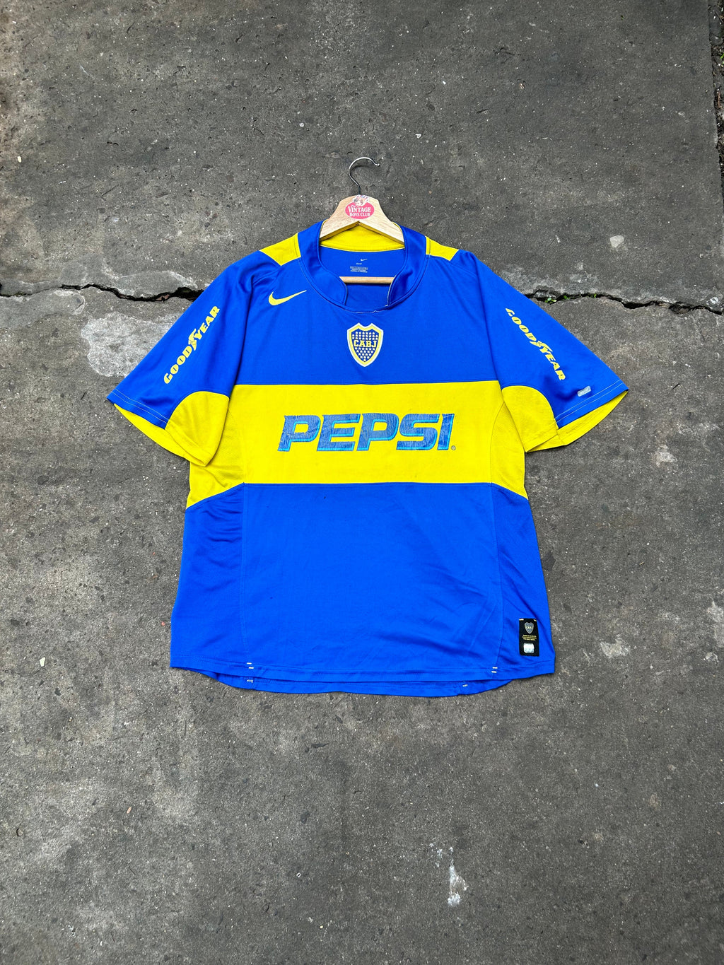 Camiseta Boca 2005 Pepsi Títular Original