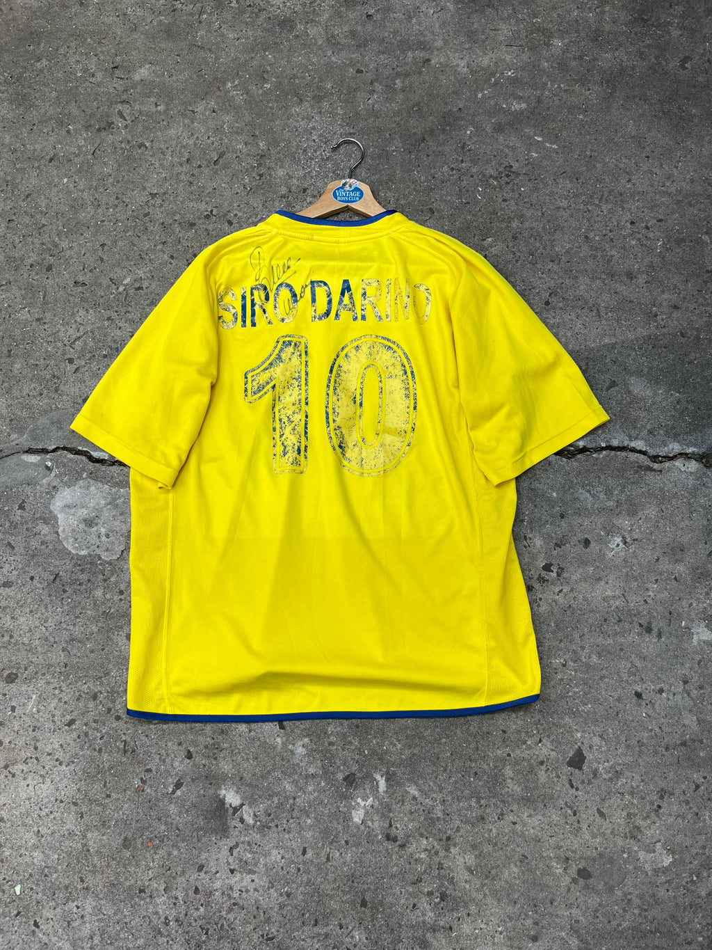 Camiseta Las Palmas 2004/05 De Juego de Siro Darino