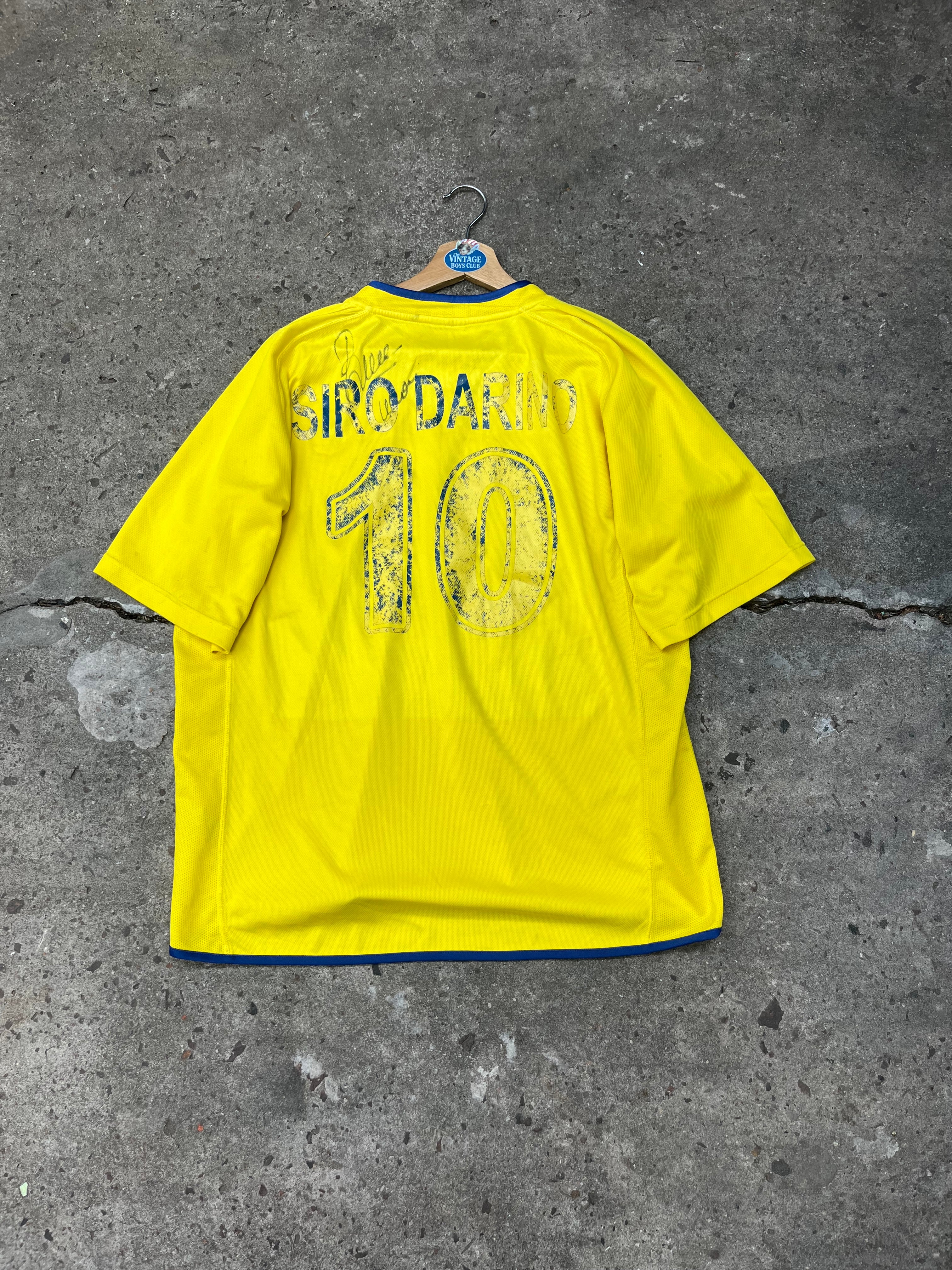 Camiseta Las Palmas 2004/05 De Juego de Siro Darino