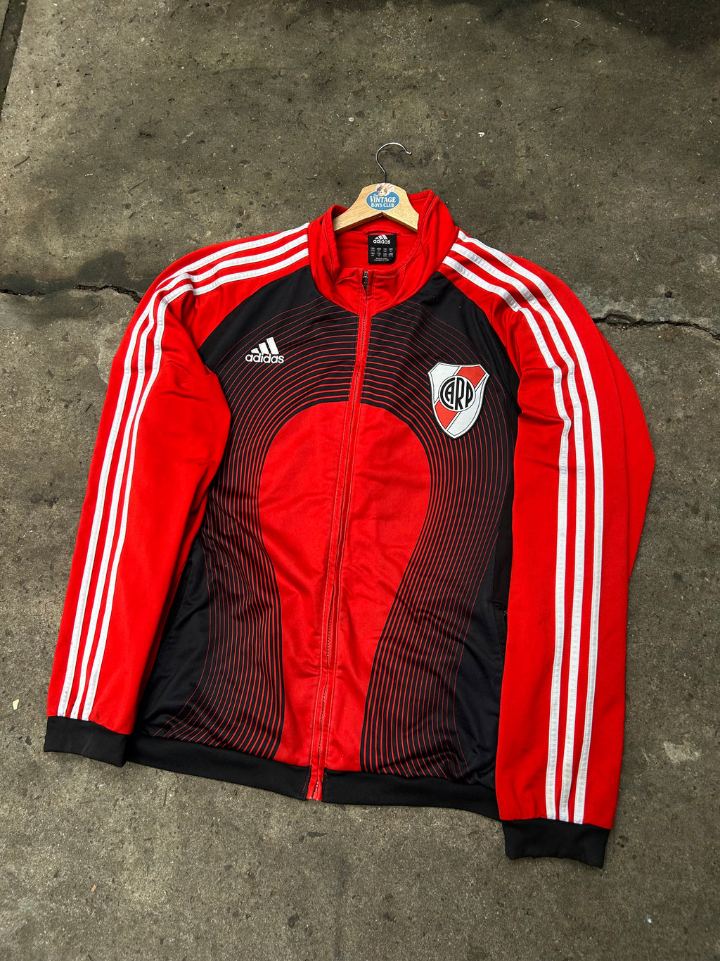 Campera River 2006 TeamGeist Roja y Negra Original