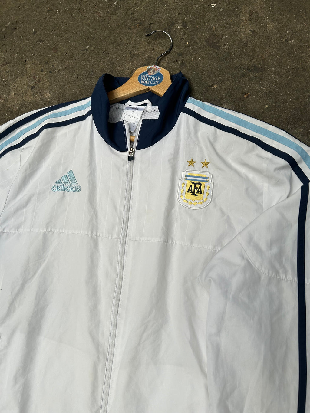 Campera Argentina 2015 Blanca Rompeviento Original