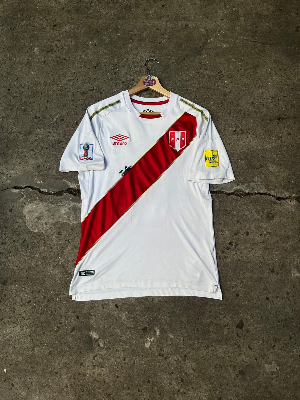Camiseta Peru Titular De Utileria de Farfán
