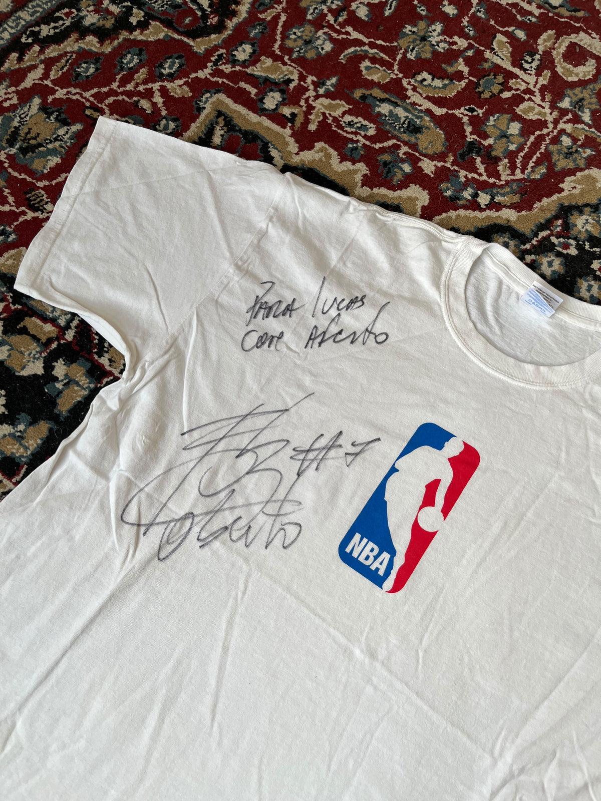 Remera NBA Firmada x Oberto Original