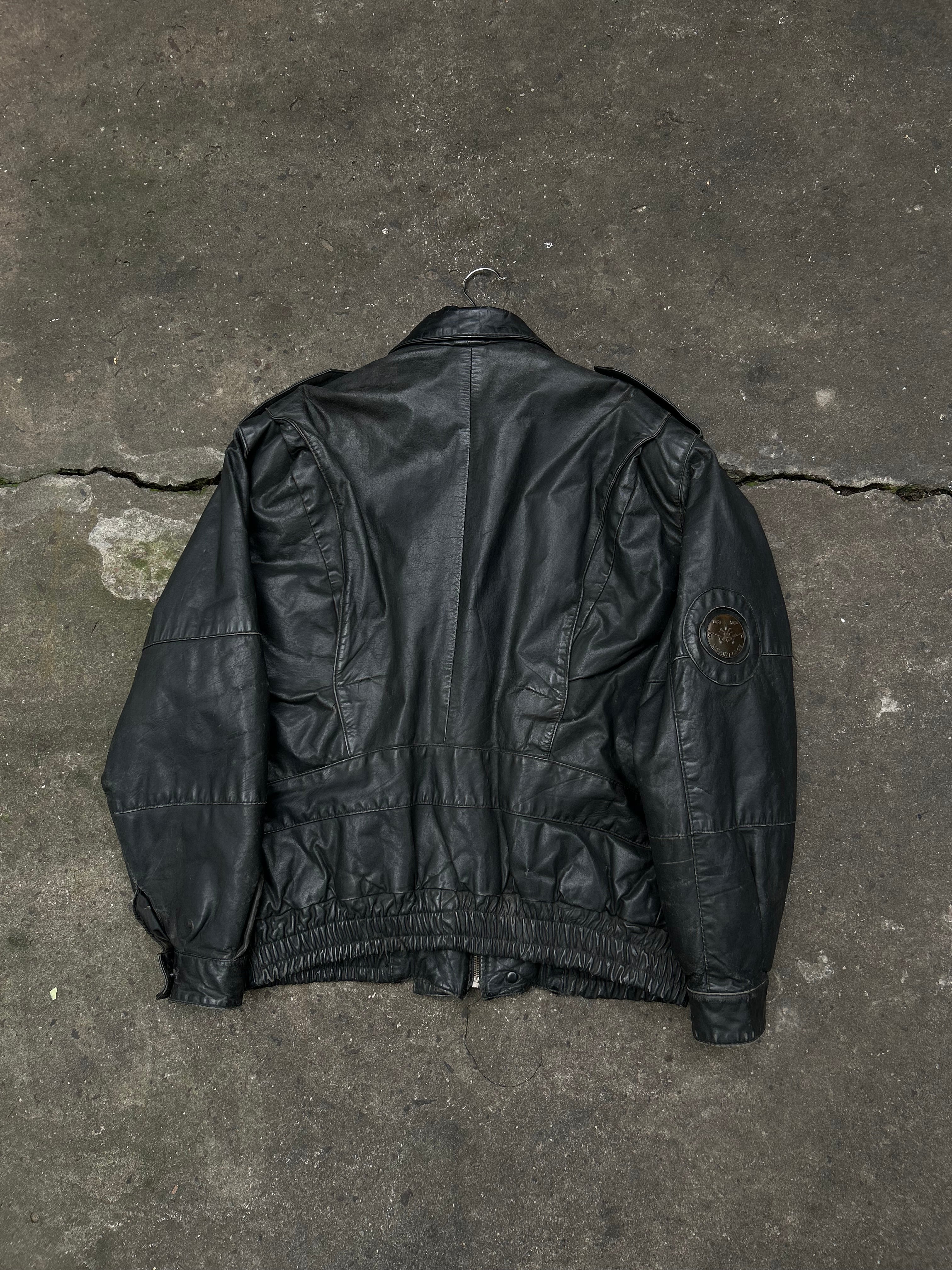 Campera Cuero Estilo Alpha Vintage 90s Original