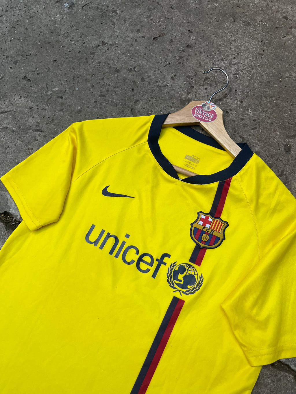 Camiseta Barcelona 2008 Amarilla Suplente Original