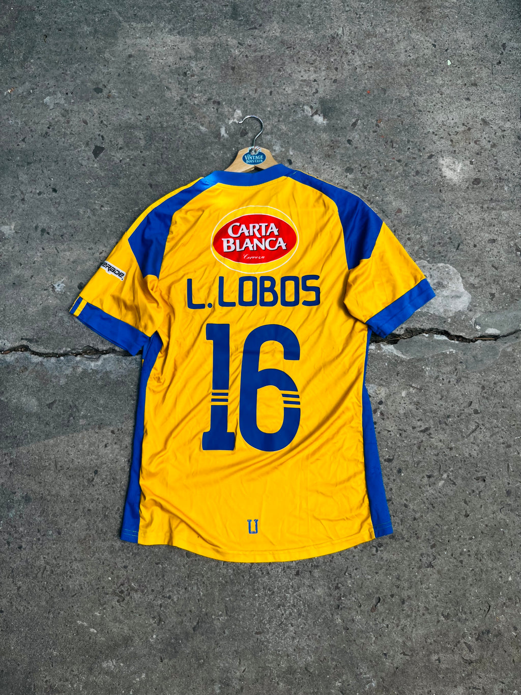 Camiseta Tigres de México 2010 de Lucas Lobos Original