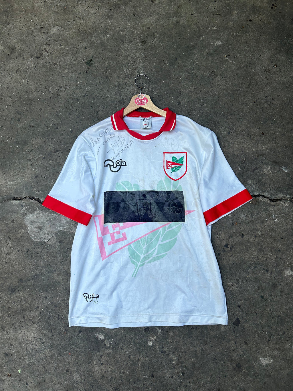 Camiseta Estudiantes 1996 Suplente Firmada x Kuproviesa Original