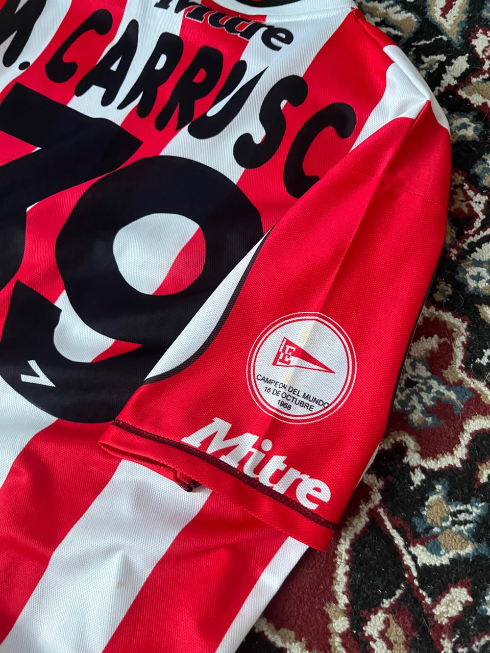 Camiseta Estudiantes Mitre de Juego de Carrusca