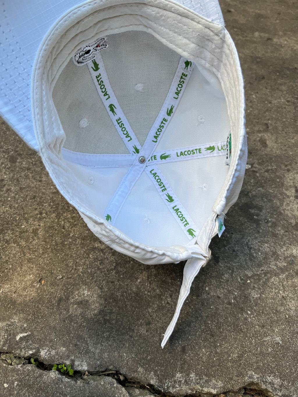 Gorra Lacoste Total White
