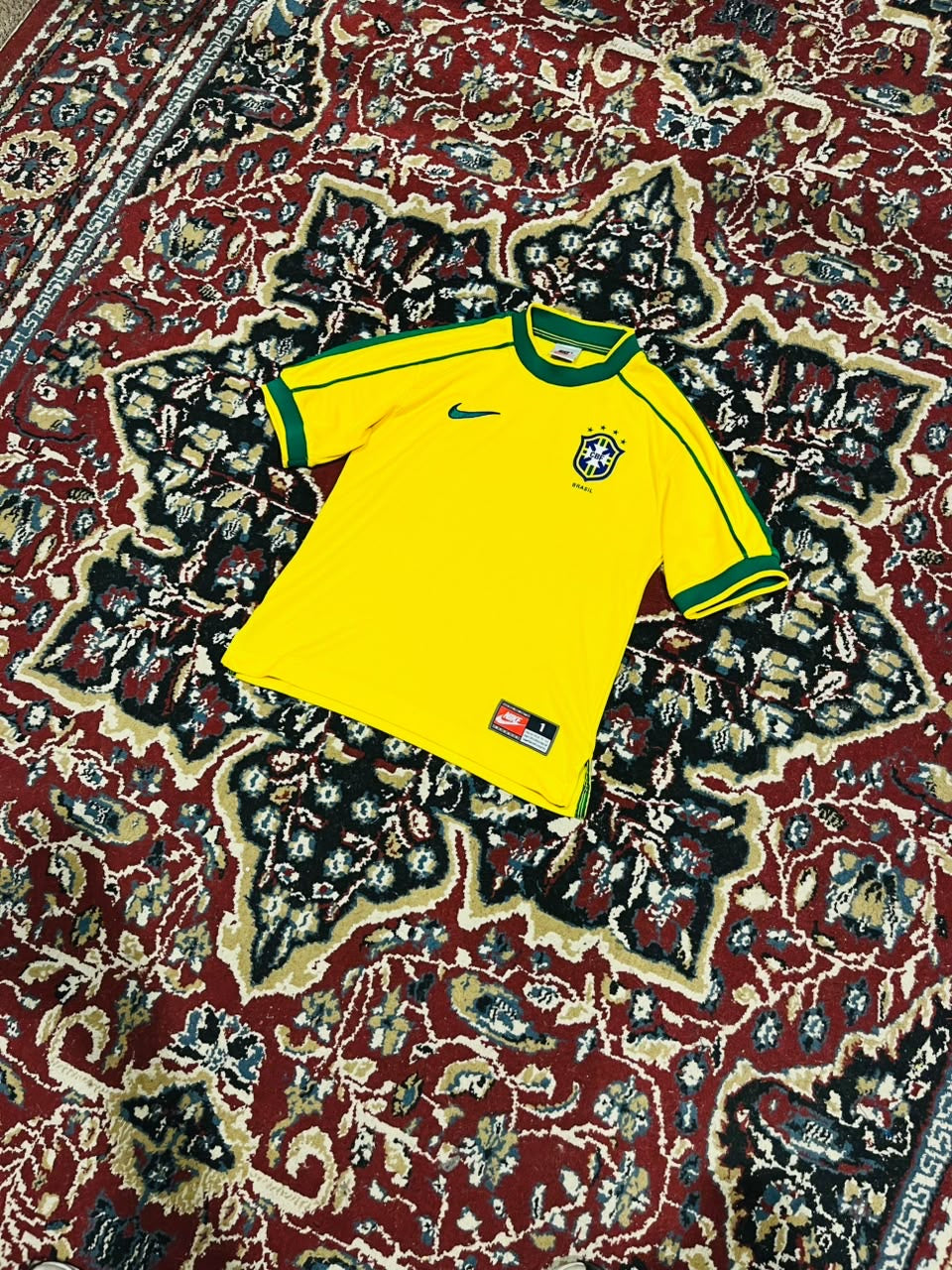 Camiseta Brasil 98' Nike Original