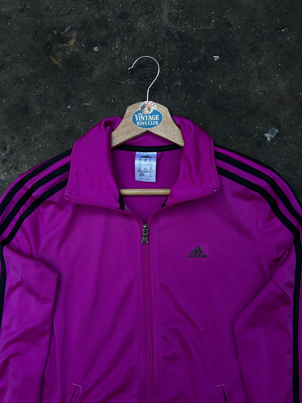 Campera Adidas Retro Violeta Original