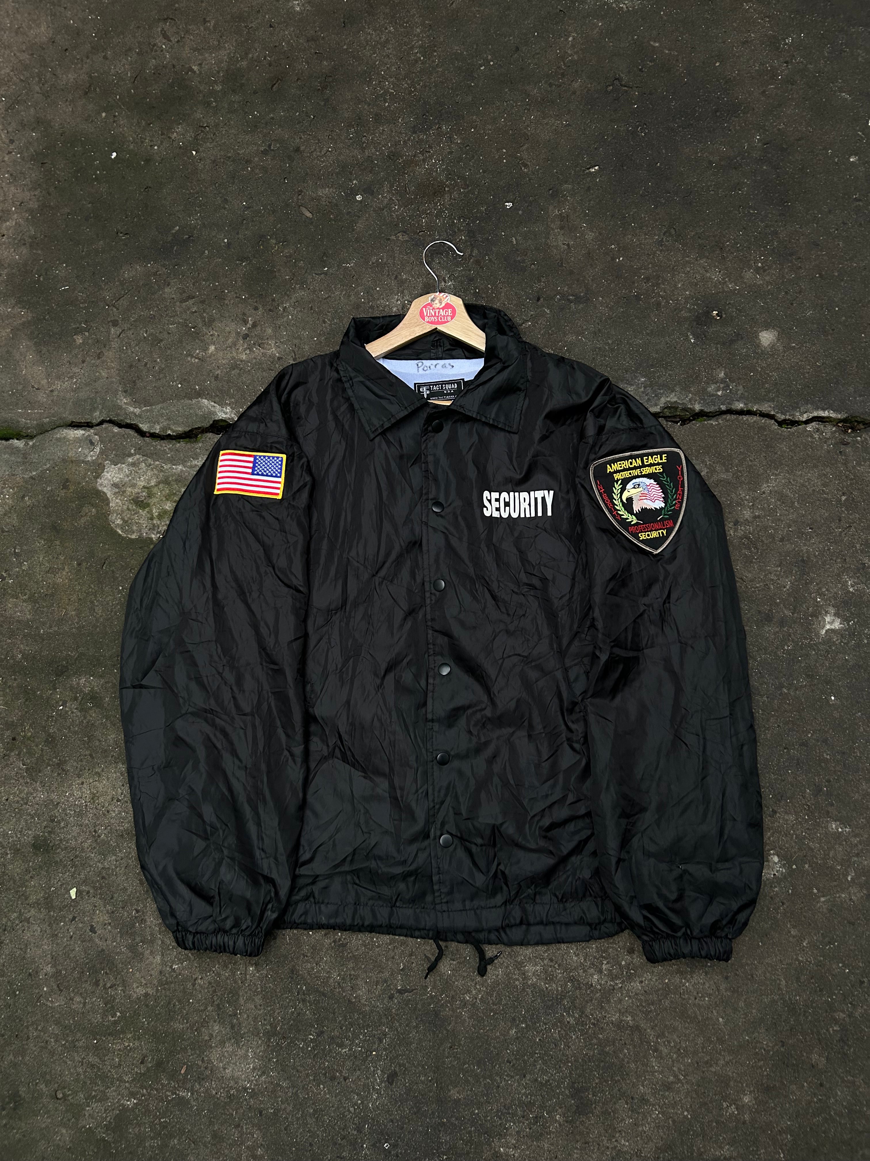Campera Seguridad de Estados Unidos Rompeviento Original