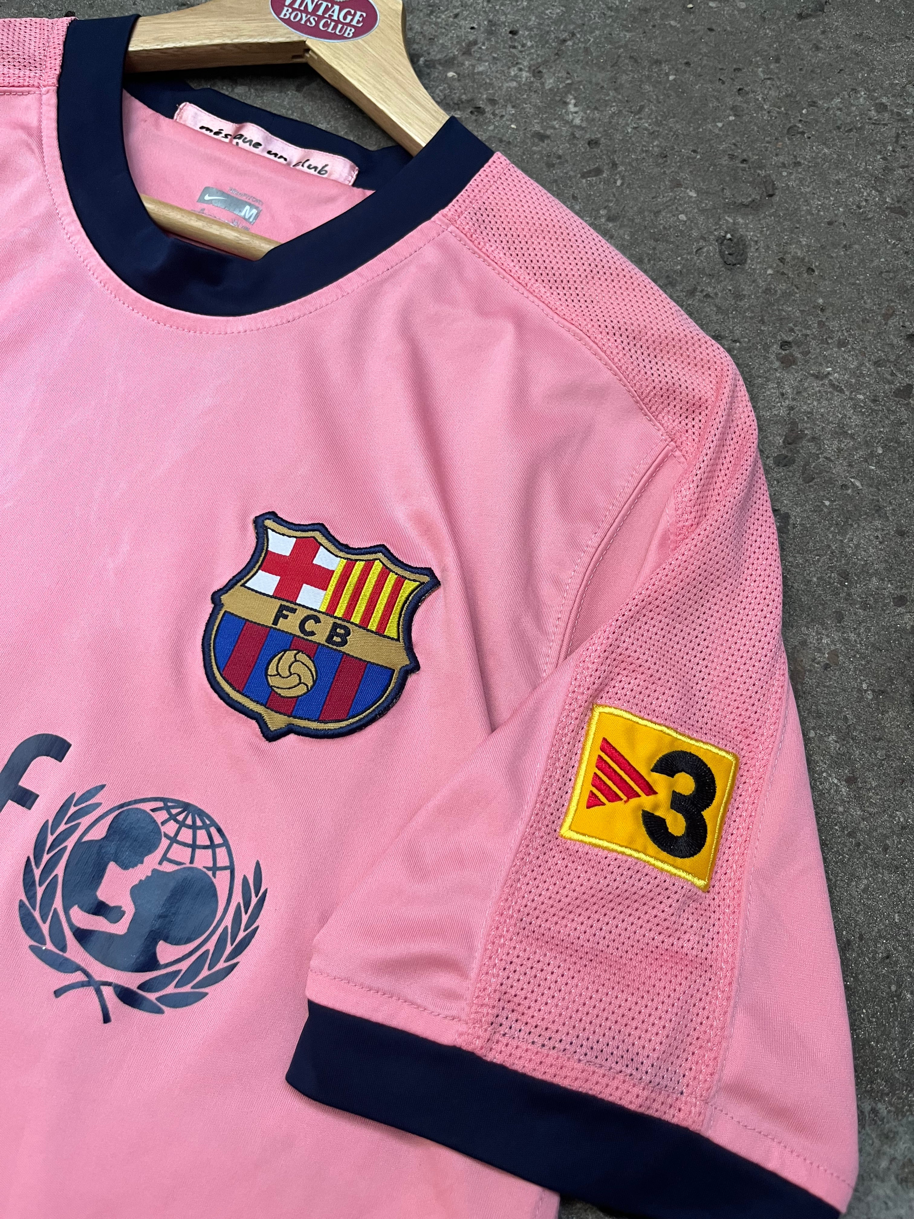 Camiseta Barcelona 2009 Rosa de Xavi