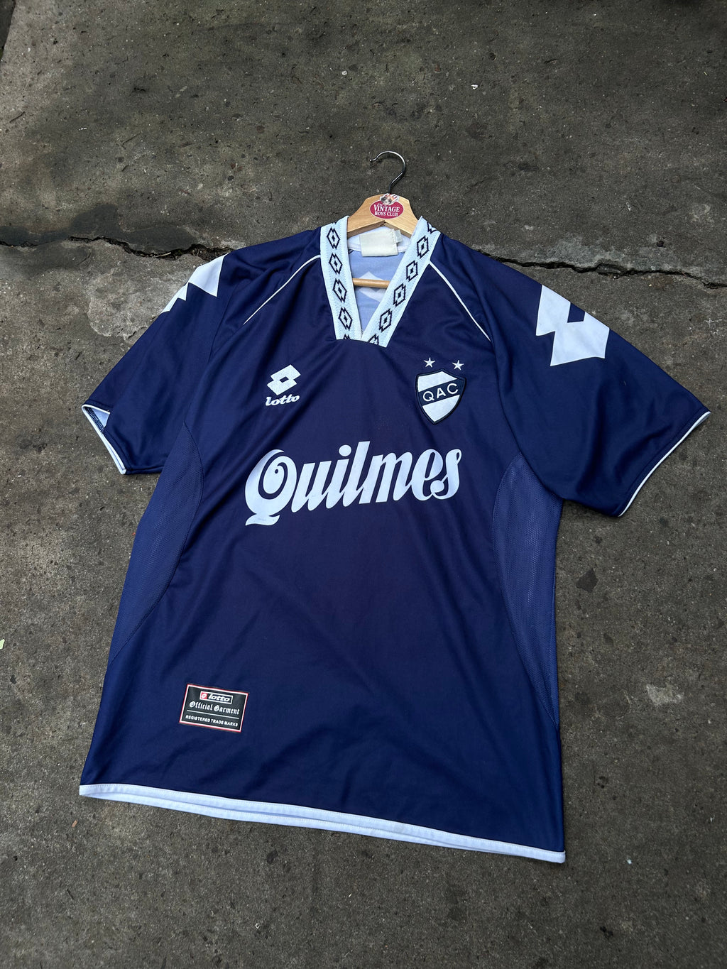 Camiseta Quilmes 2002 Lotto de Juego