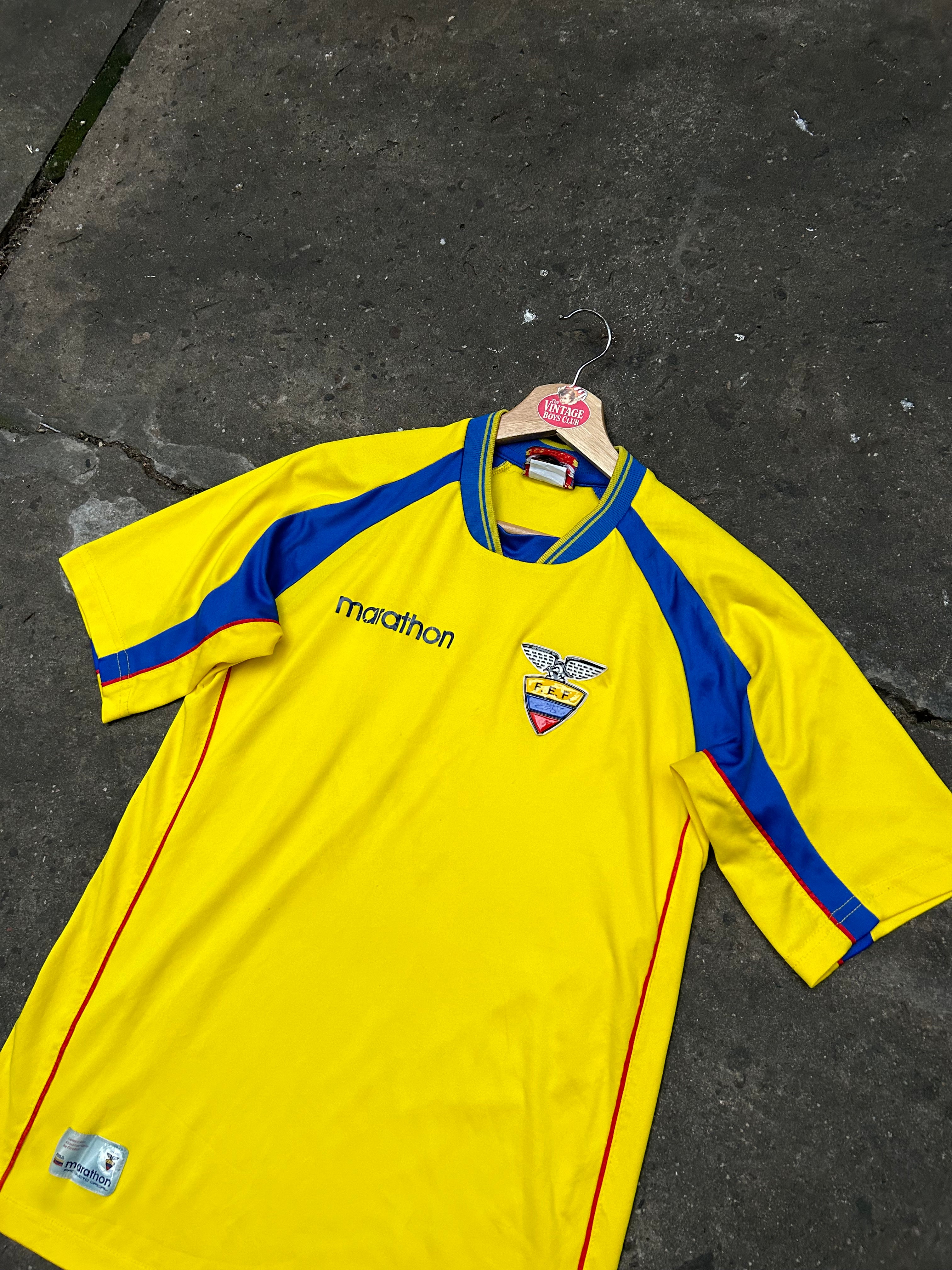 Camiseta Ecuador 2002 Marathon Titular Original