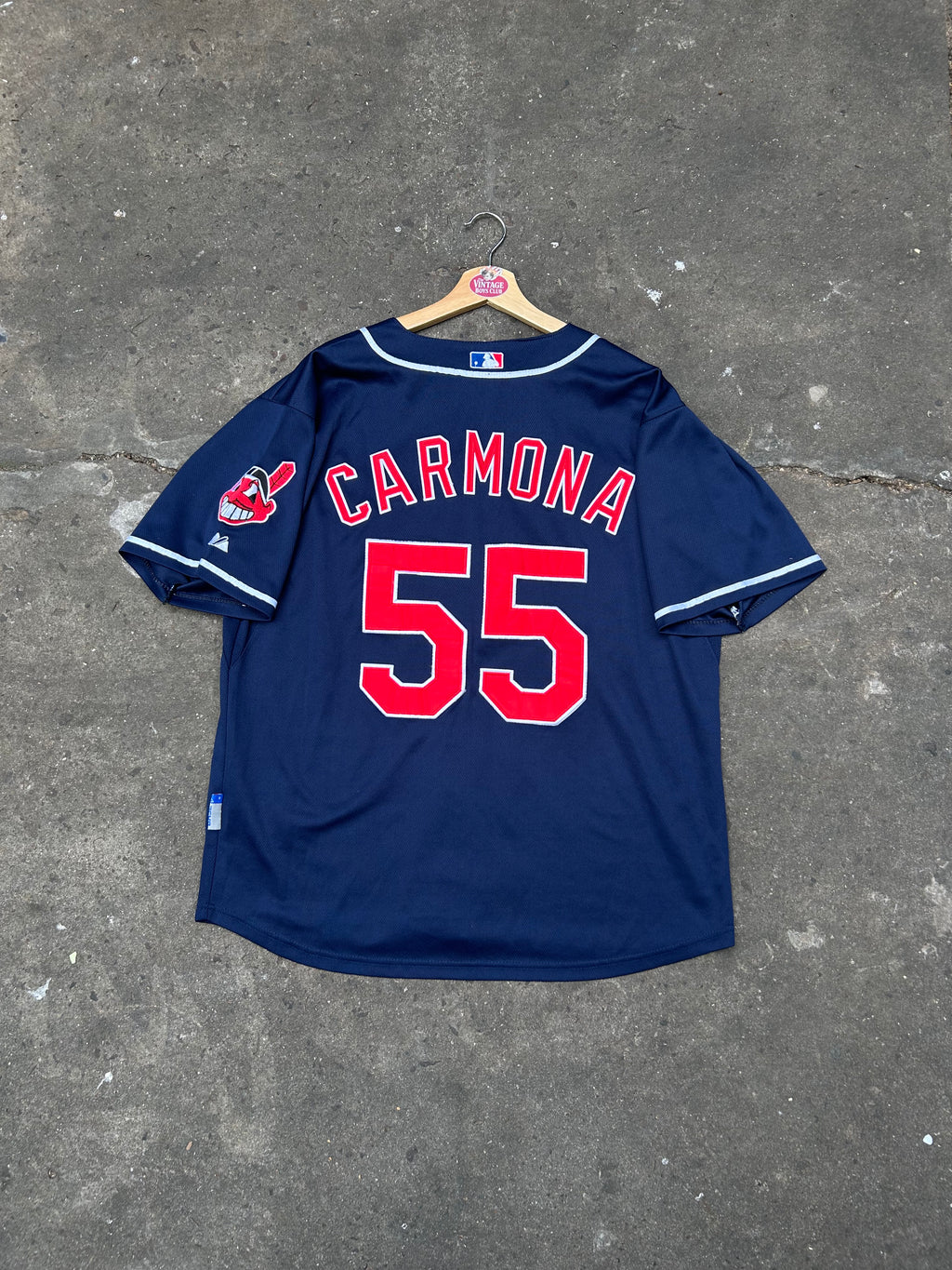 Camiseta Indians MLB Béisbol de Carmona