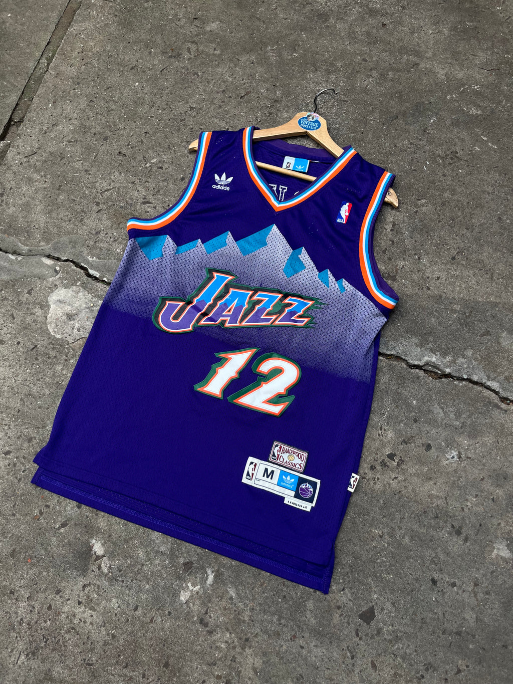 Camiseta Utah Jazz Vintage Adidas Original