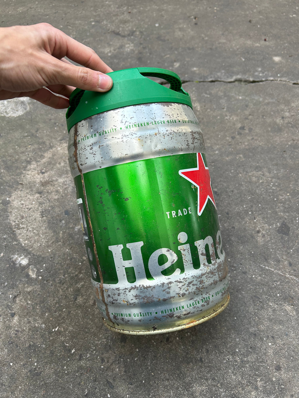 Barril Heineken de 5lt Vacío Vintage Original