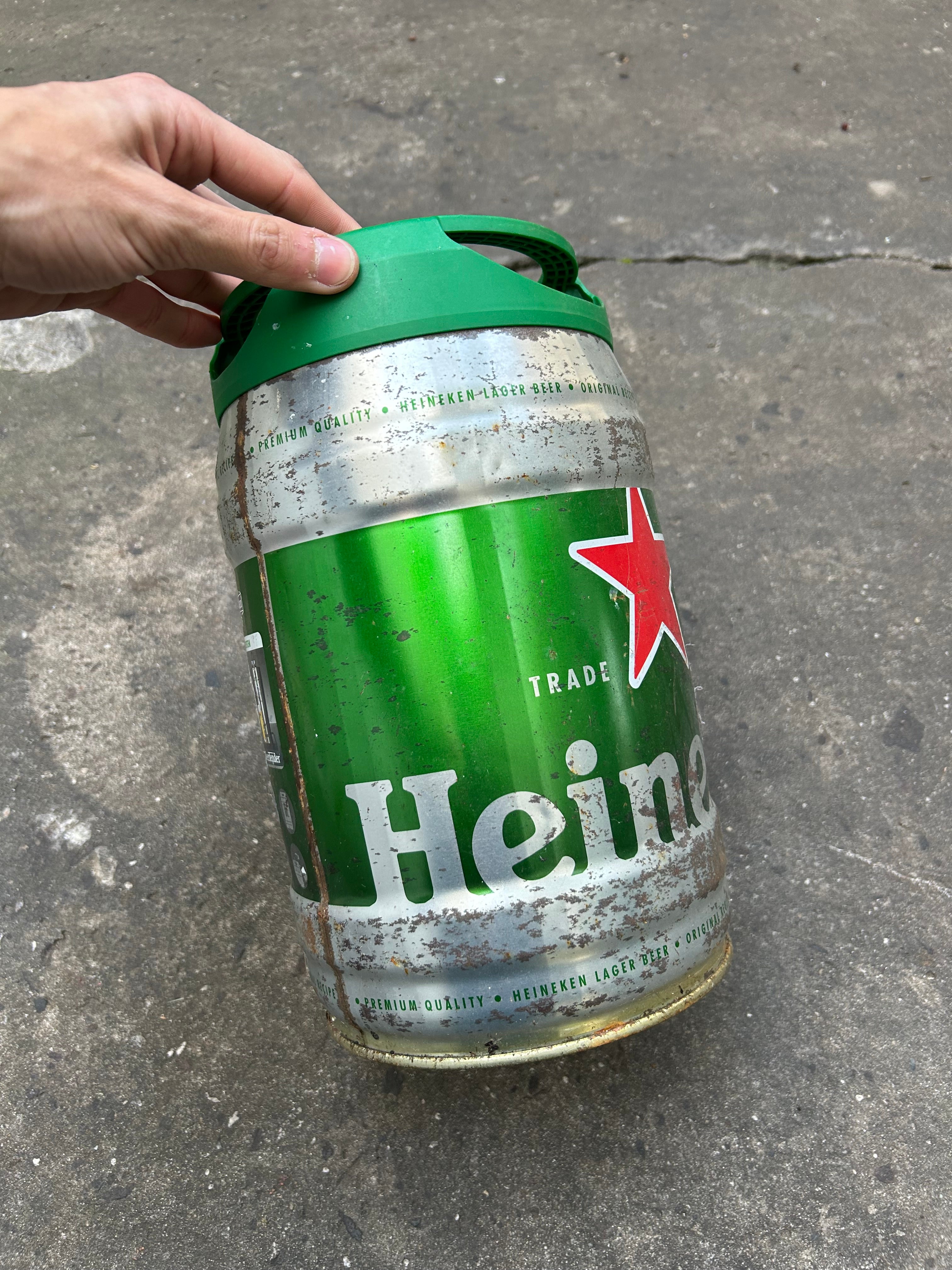 Barril Heineken de 5lt Vacío Vintage Original