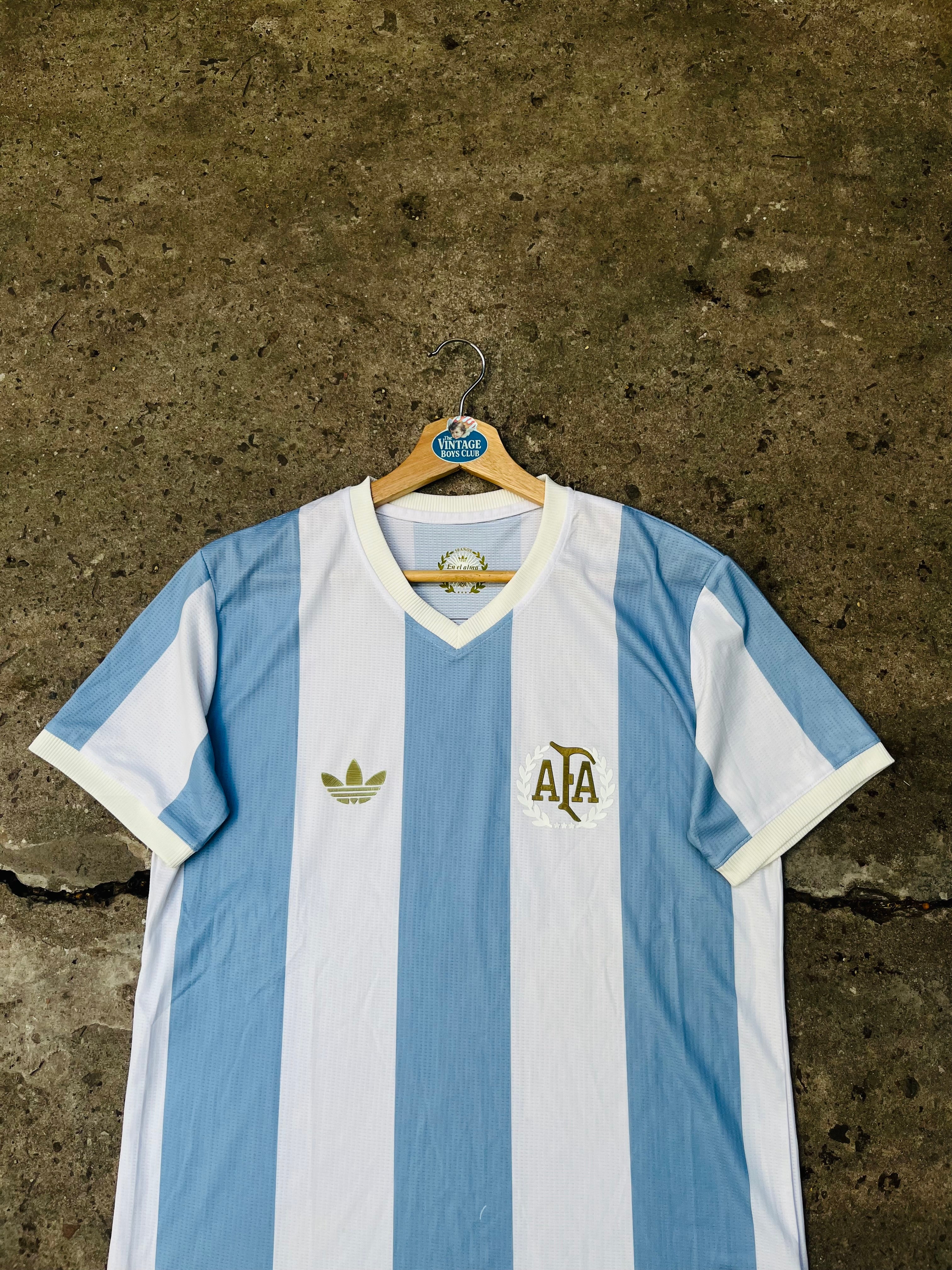 Camiseta Argentina Aniversario 50años Versión Jugador Original