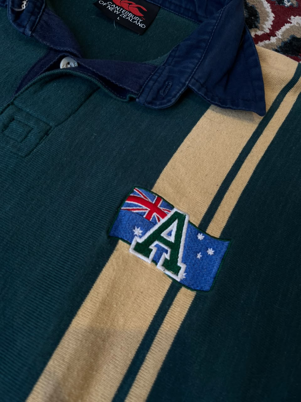 Camiseta Australia Canterbury de la Armada años 90s Original
