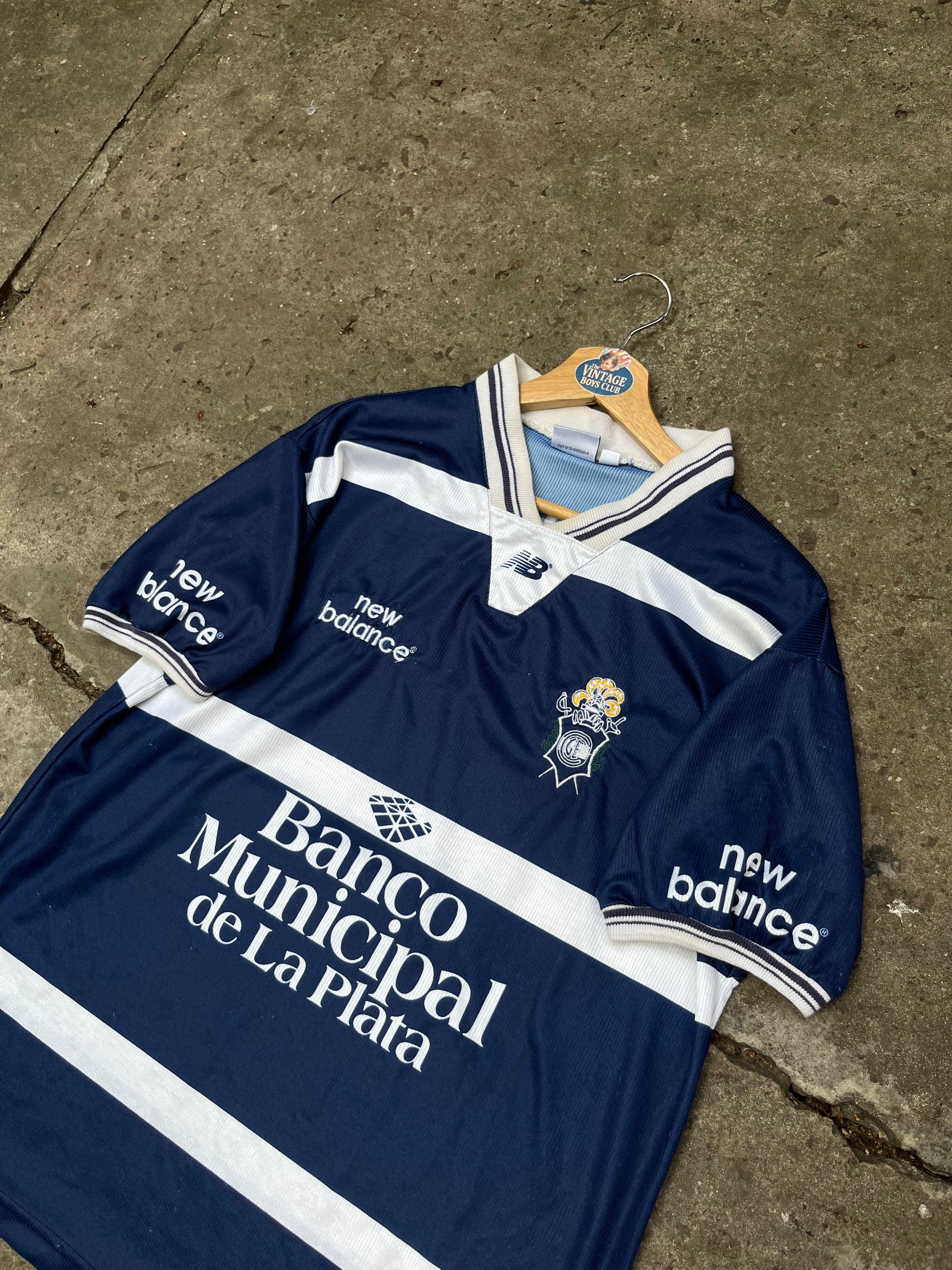Camiseta Gimnasia 1998 New Balance Suplente Original