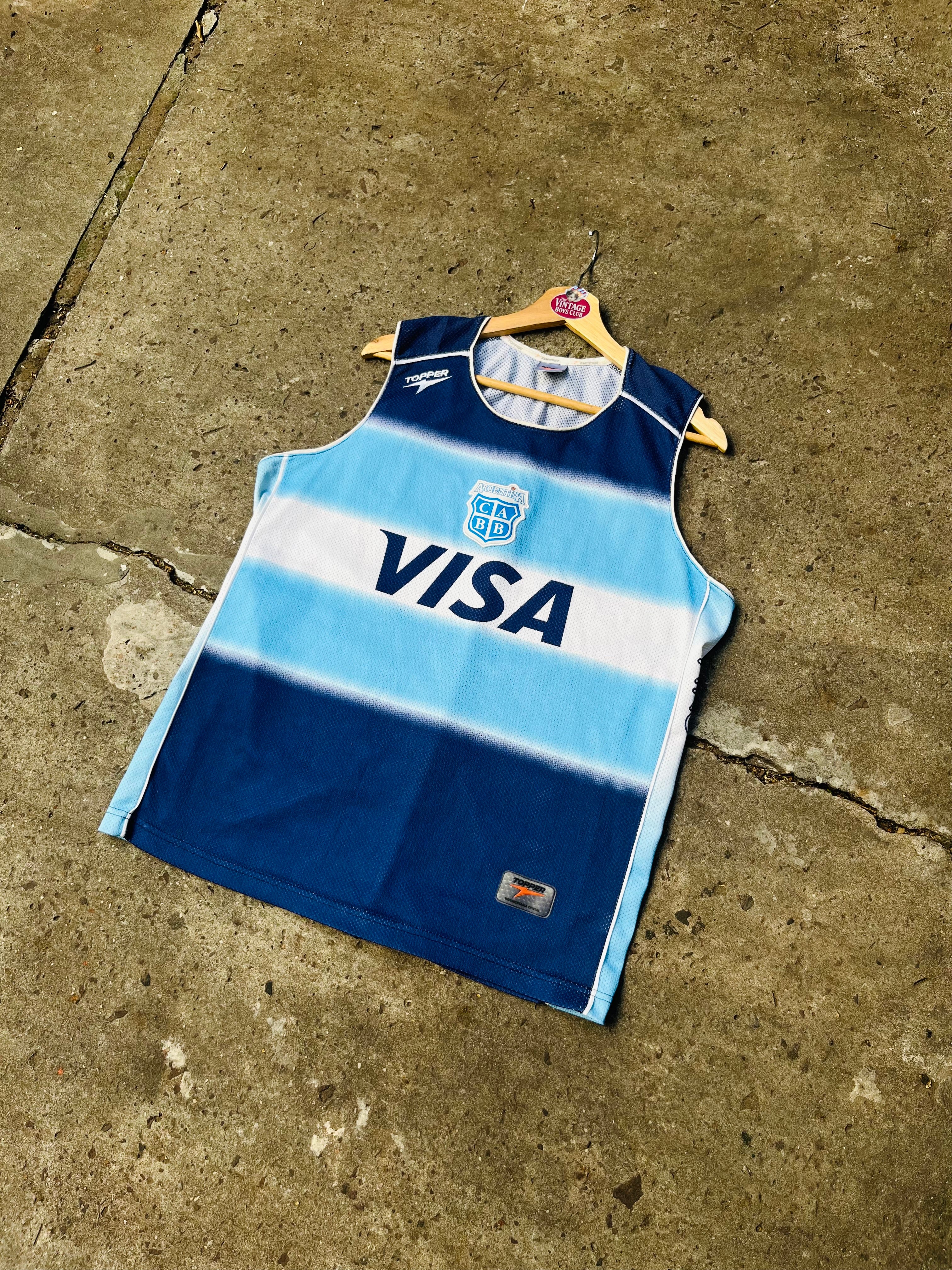 Camiseta Argentina Básquet 2006 Suplente Original