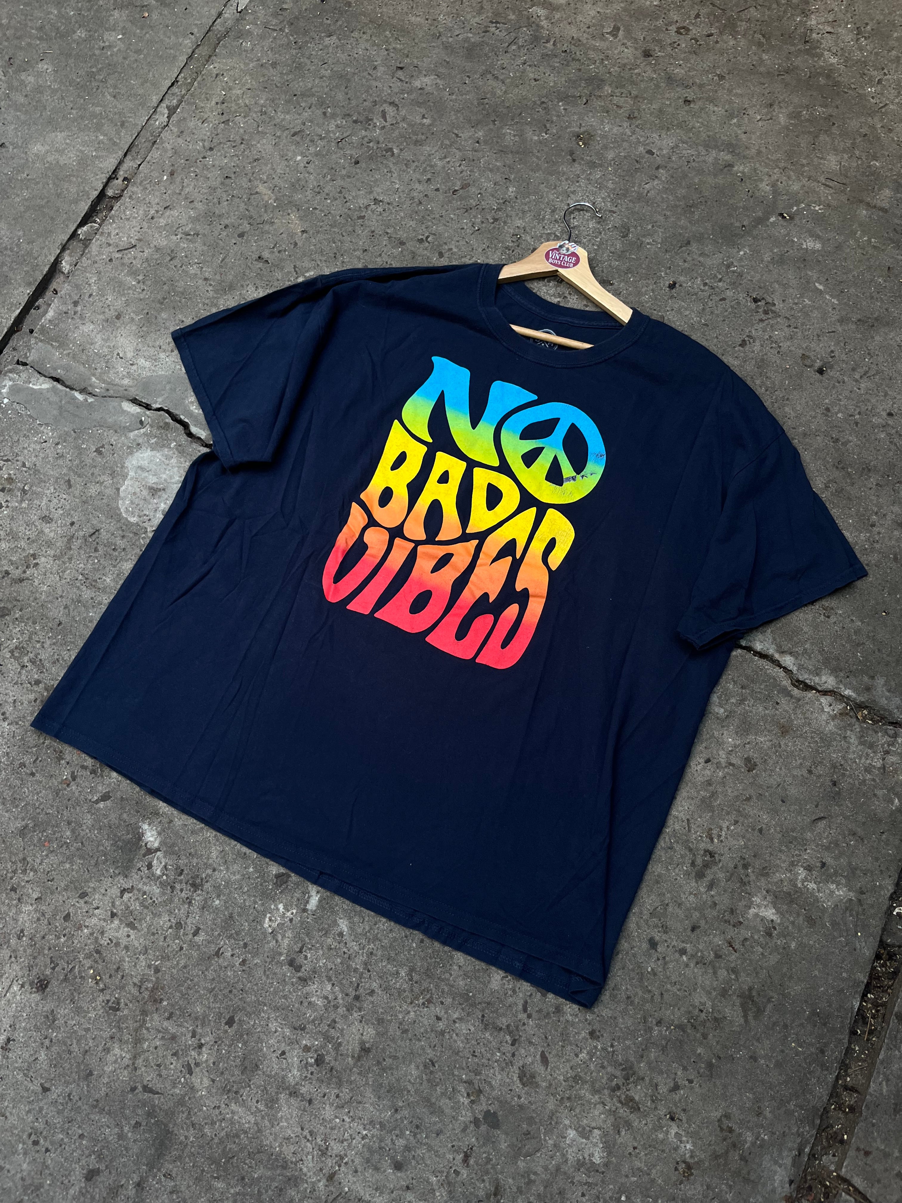Remera No Bad Vibes Americana Vintage