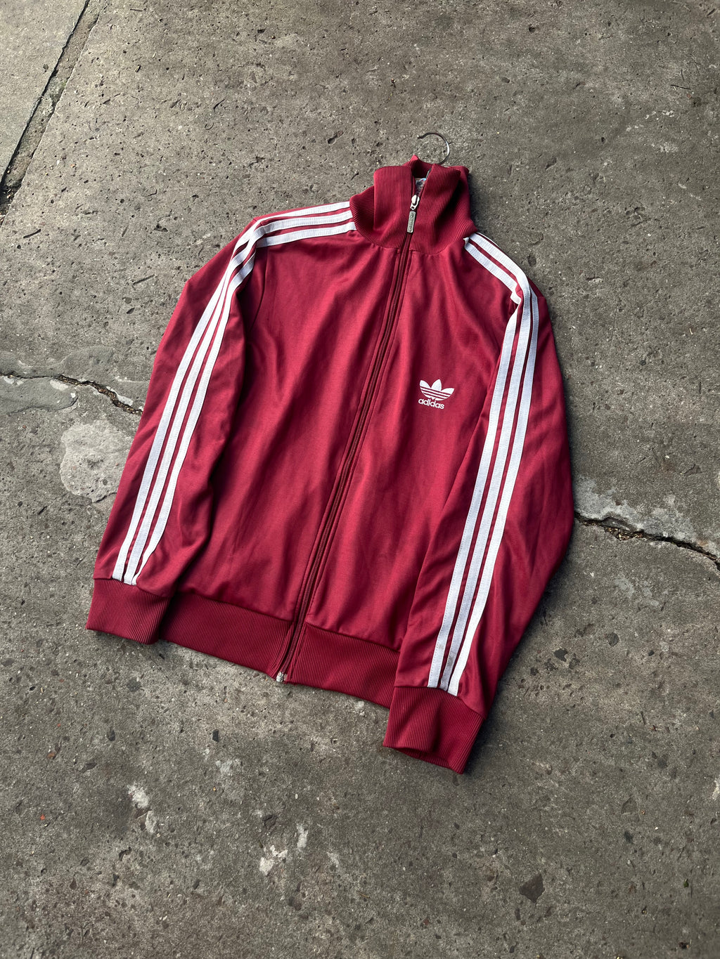 Campera Adidas Bordo Vintage Original