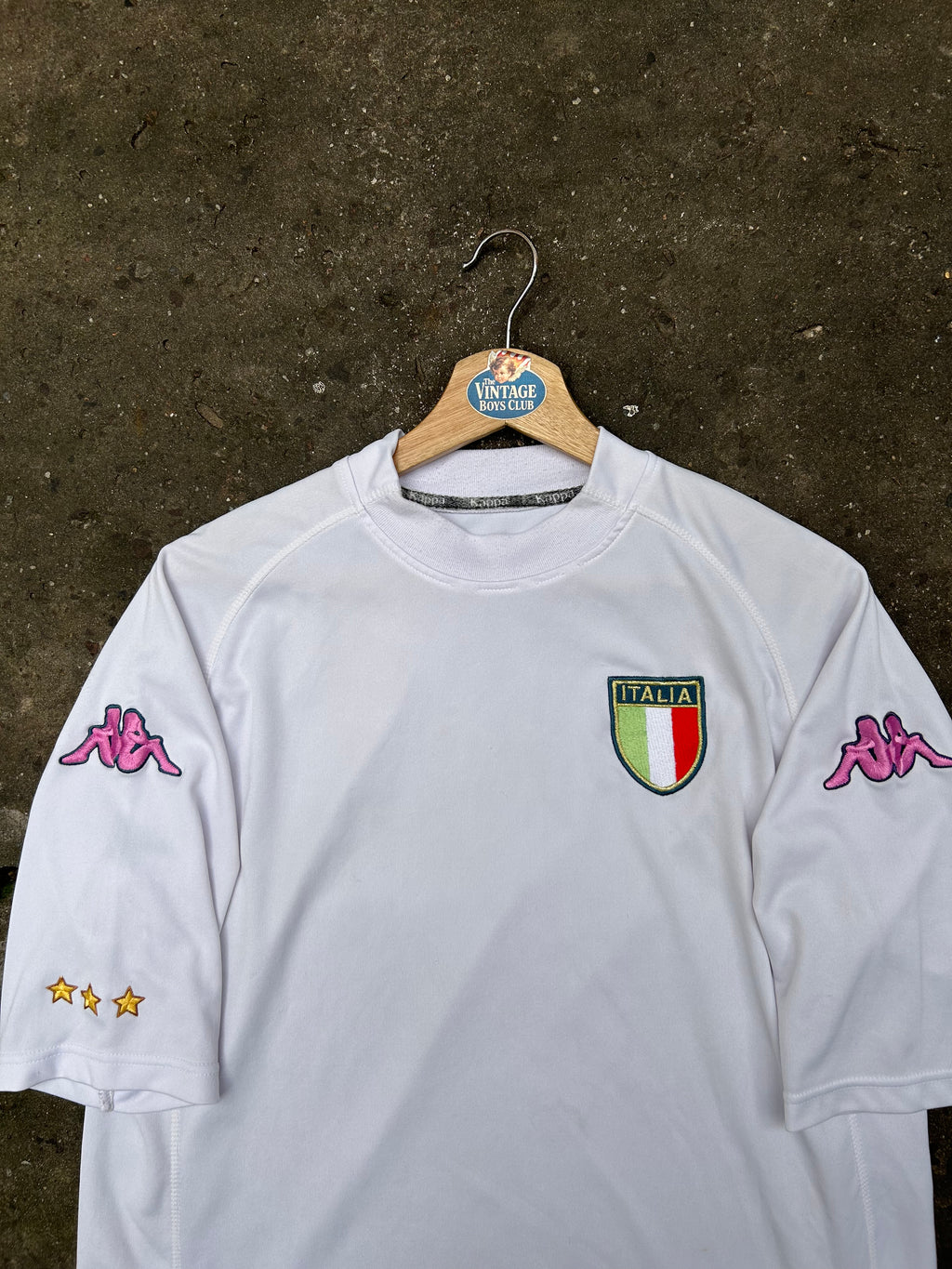 Camiseta Italia 2002 Suplente Kappa Original