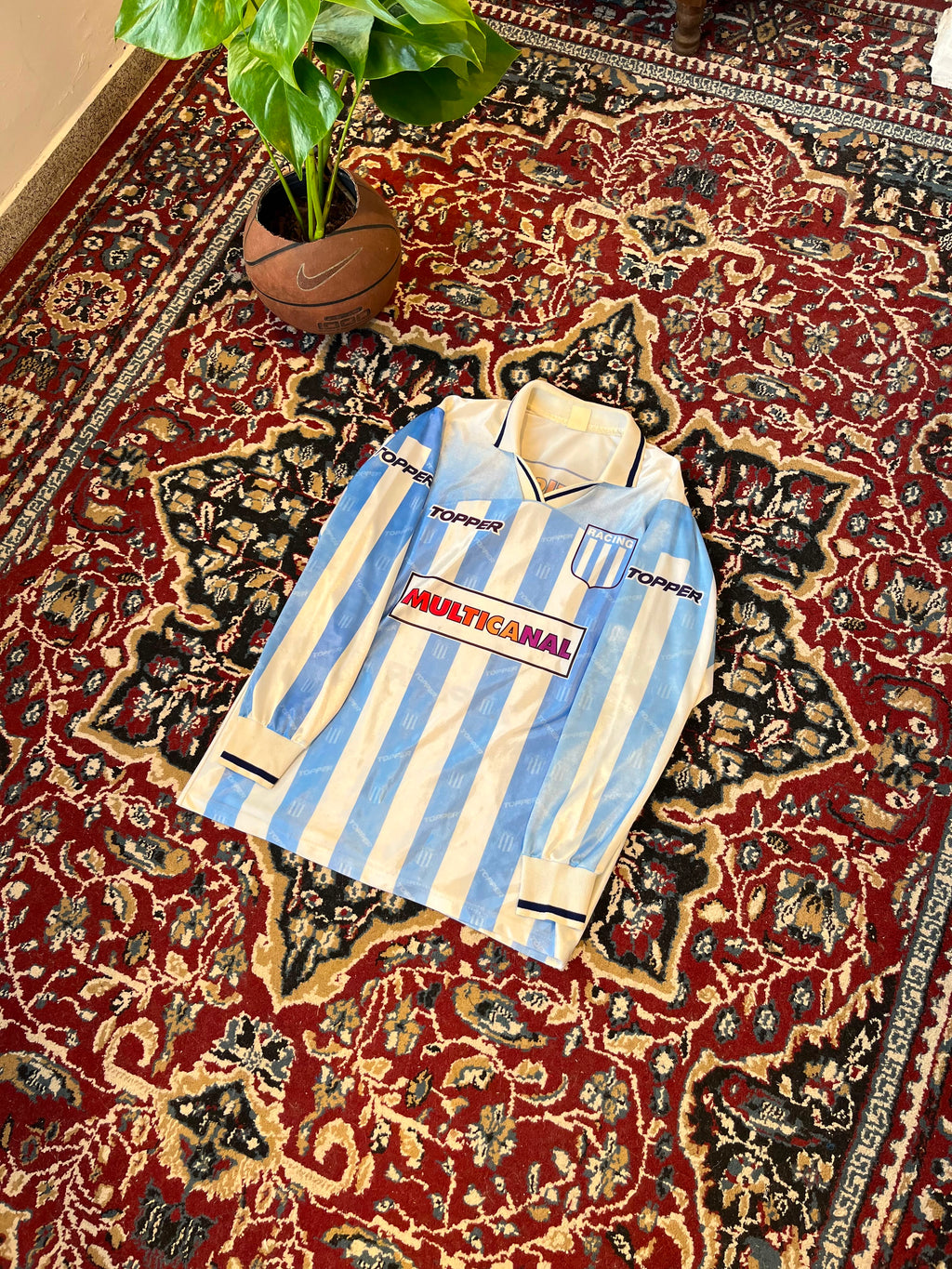 Camiseta Racing 95' Topper Manga Larga Original