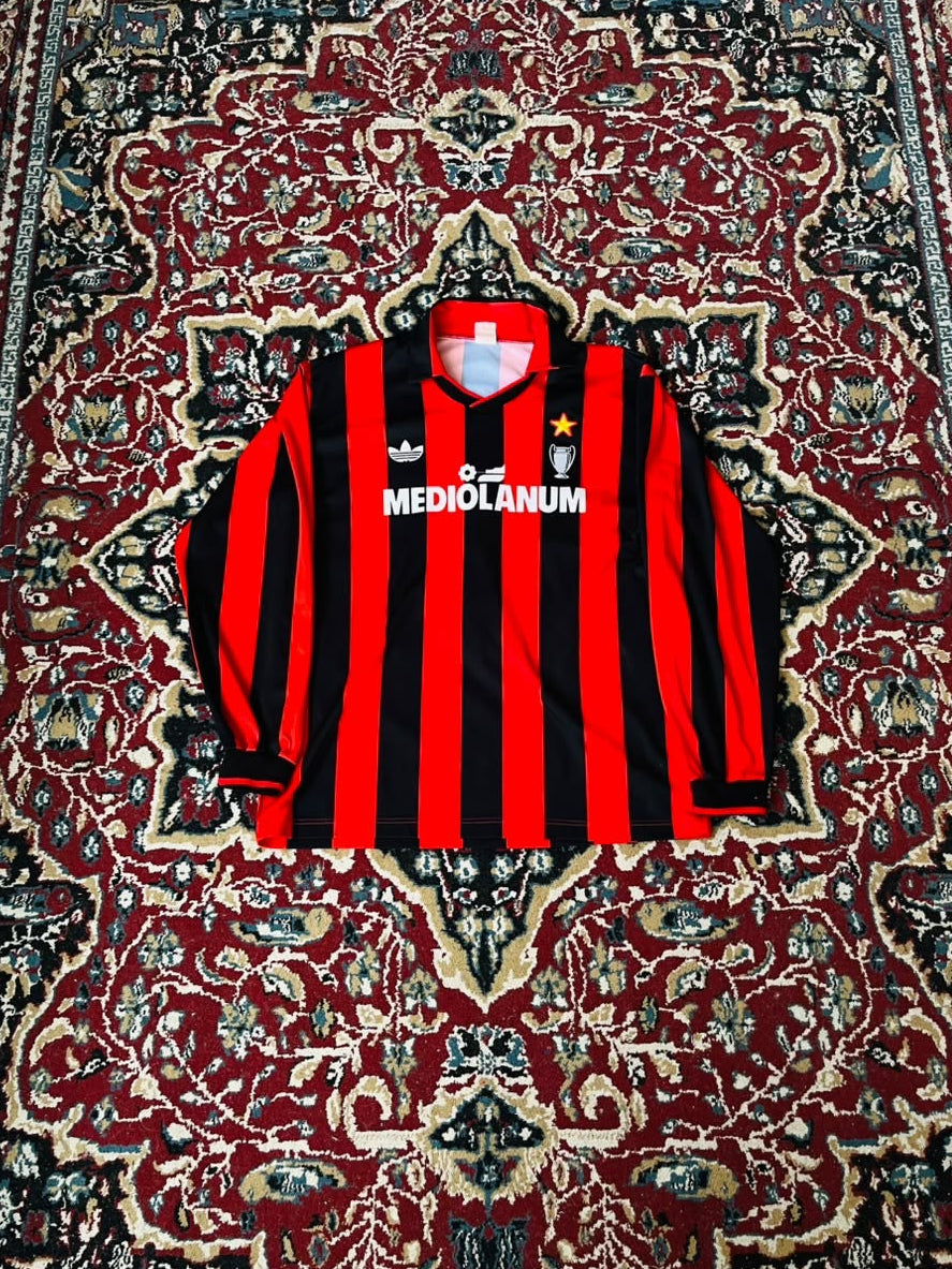 Camiseta Milan 1991 Manga Larga Original