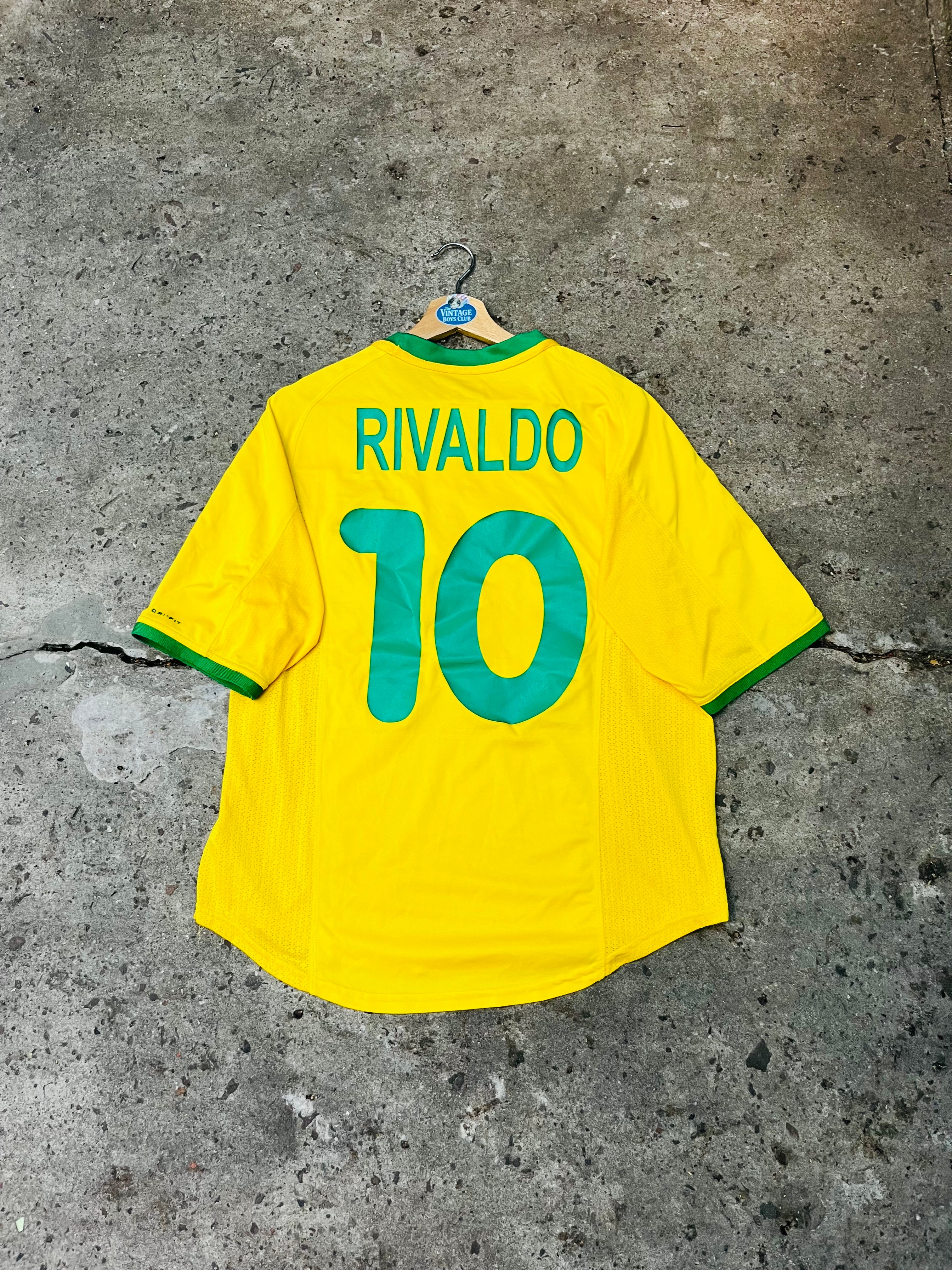 Camiseta Brasil del 2000 Rivaldo Original