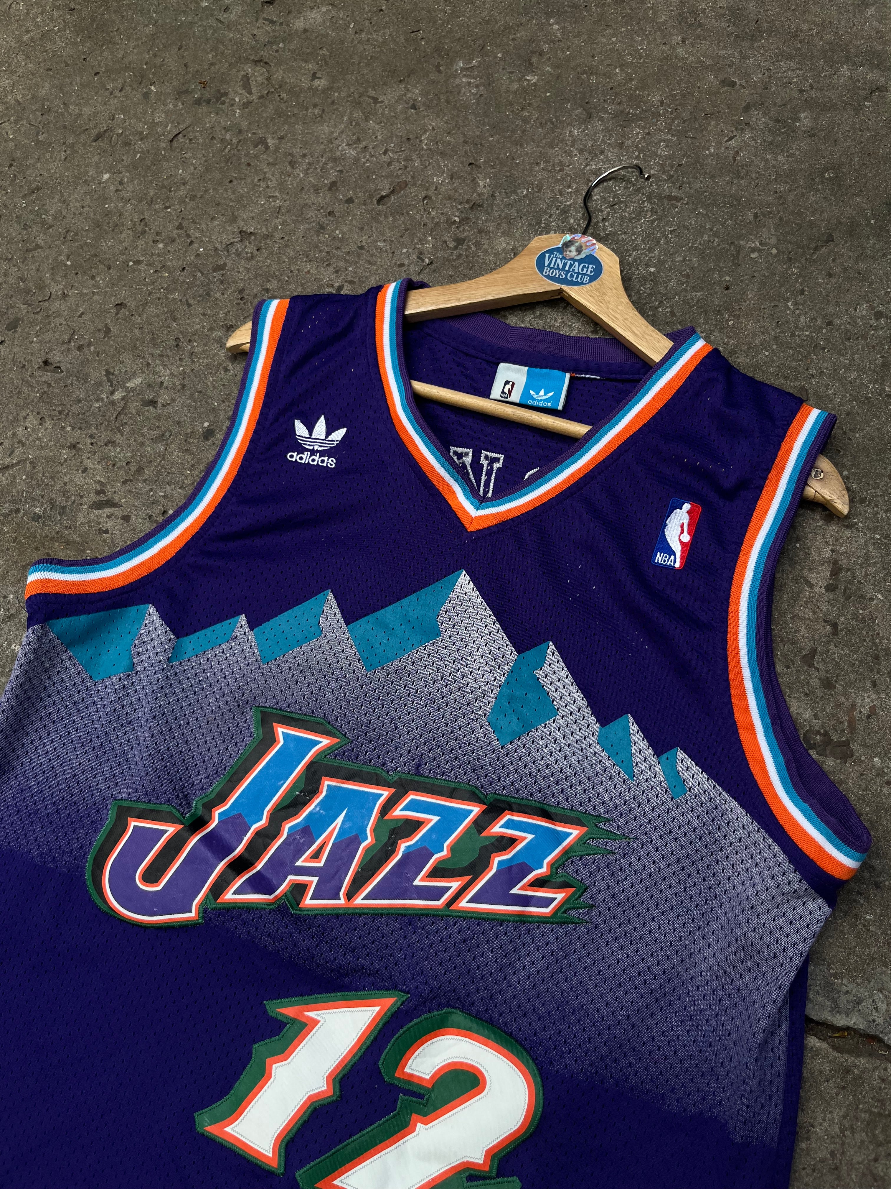 Camiseta Utah Jazz Vintage Adidas Original