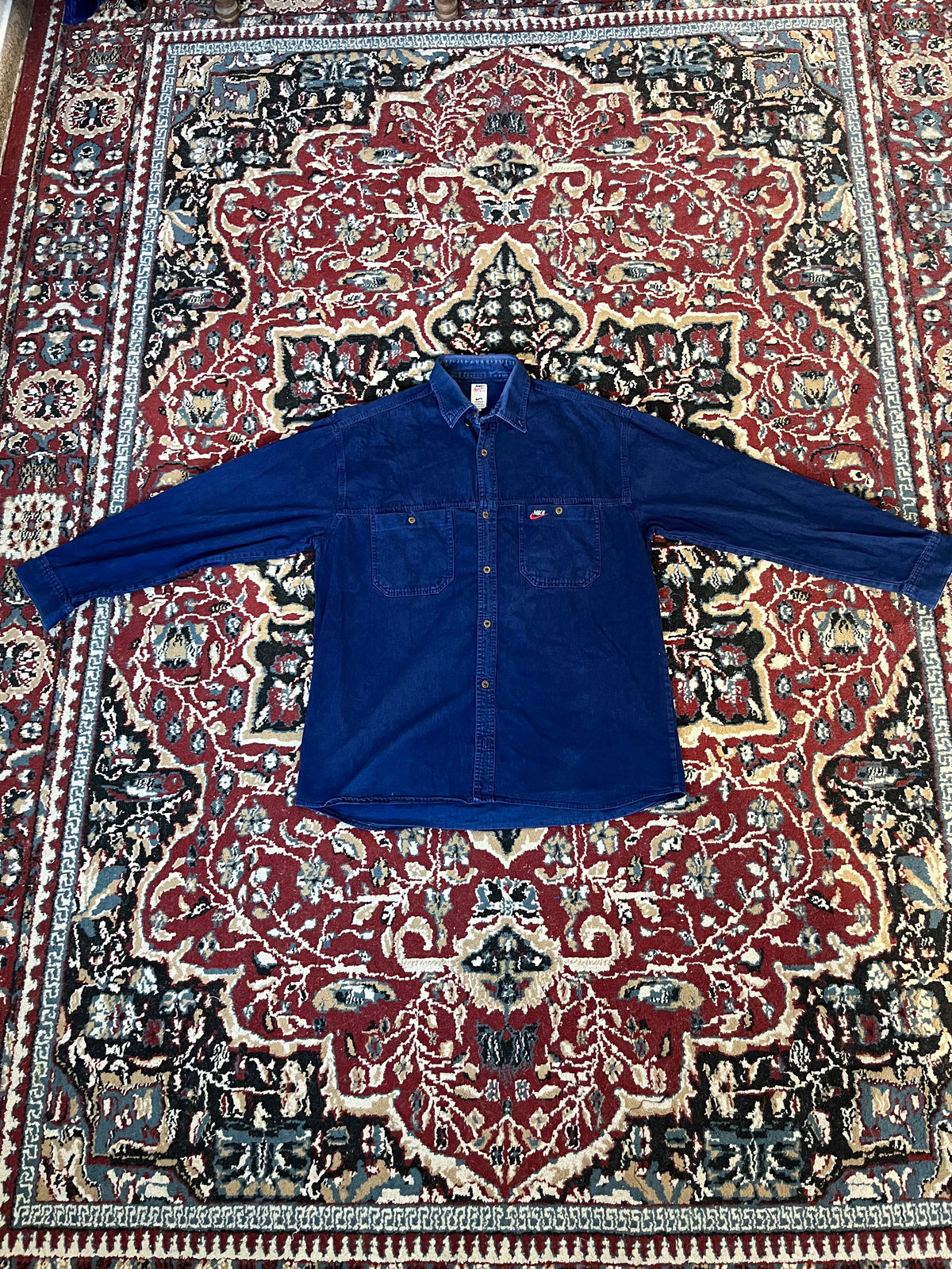 Camisa Nike 90s De Jean Vintage Original