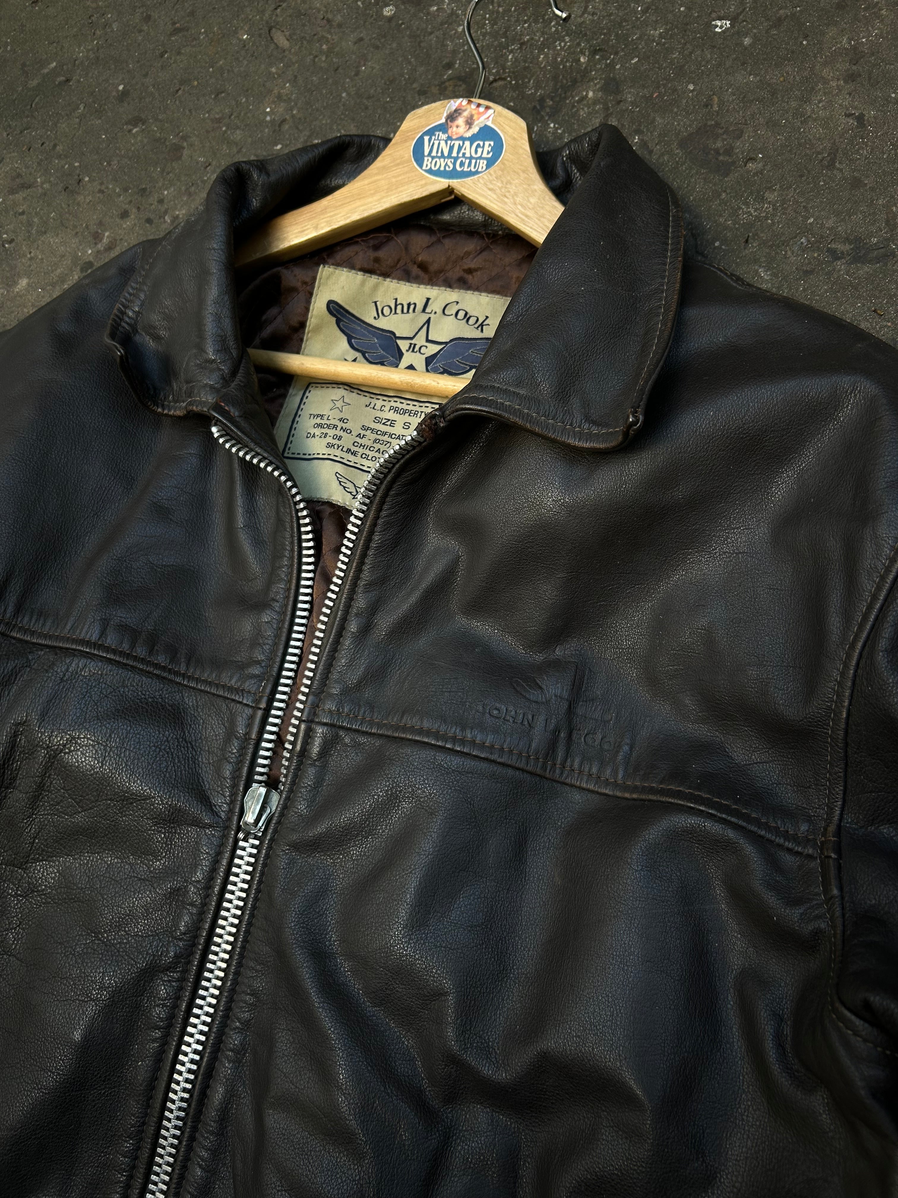 Campera Cuero John Cook Vintage Original