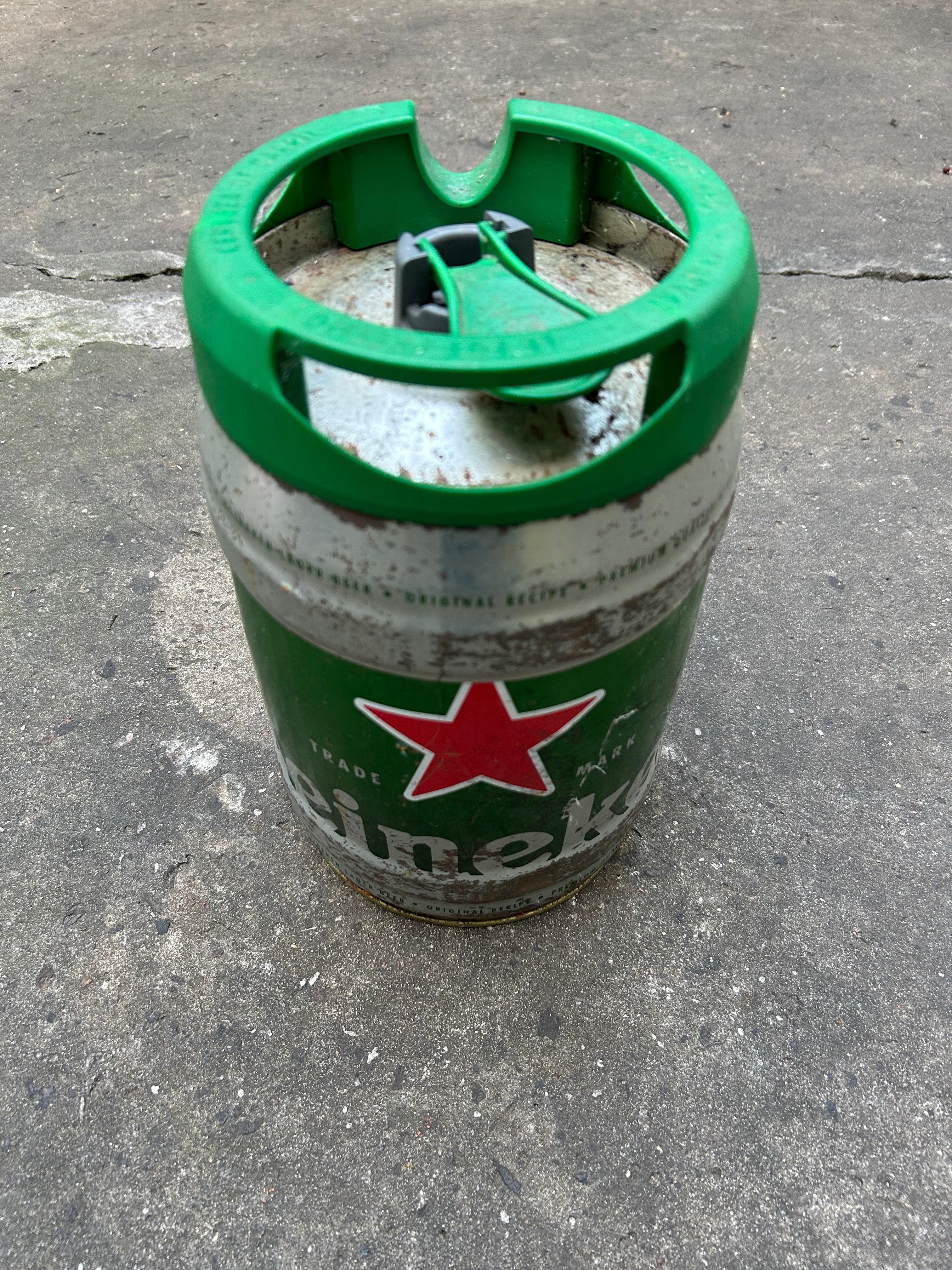 Barril Heineken de 5lt Vacío Vintage Original