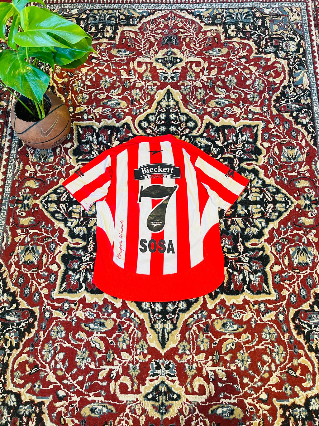 Camiseta Estudiantes 2007 De Juego del Principito Sosa Autografiada