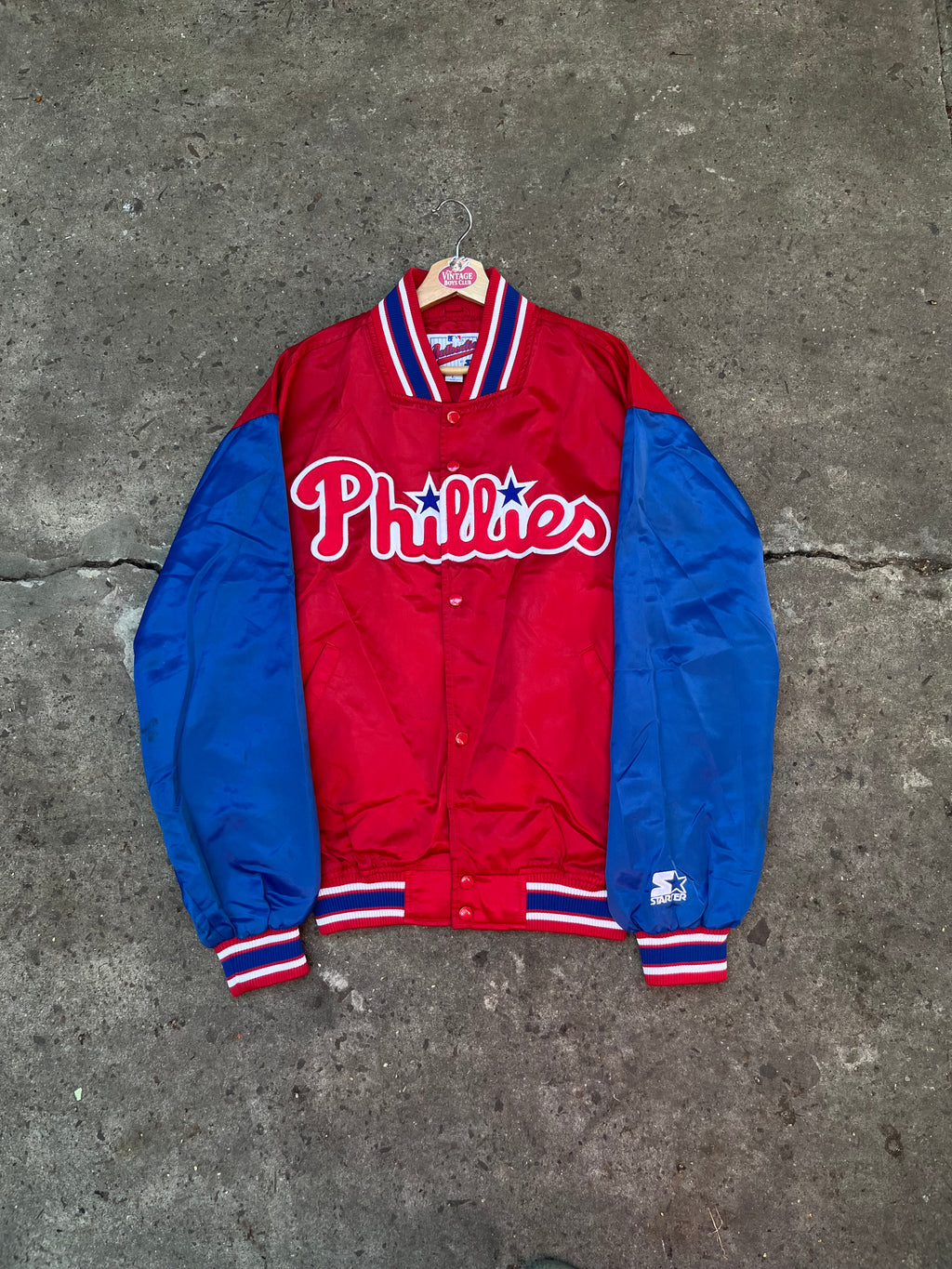 Chaqueta Phillies Béisbol Starter 90s Original